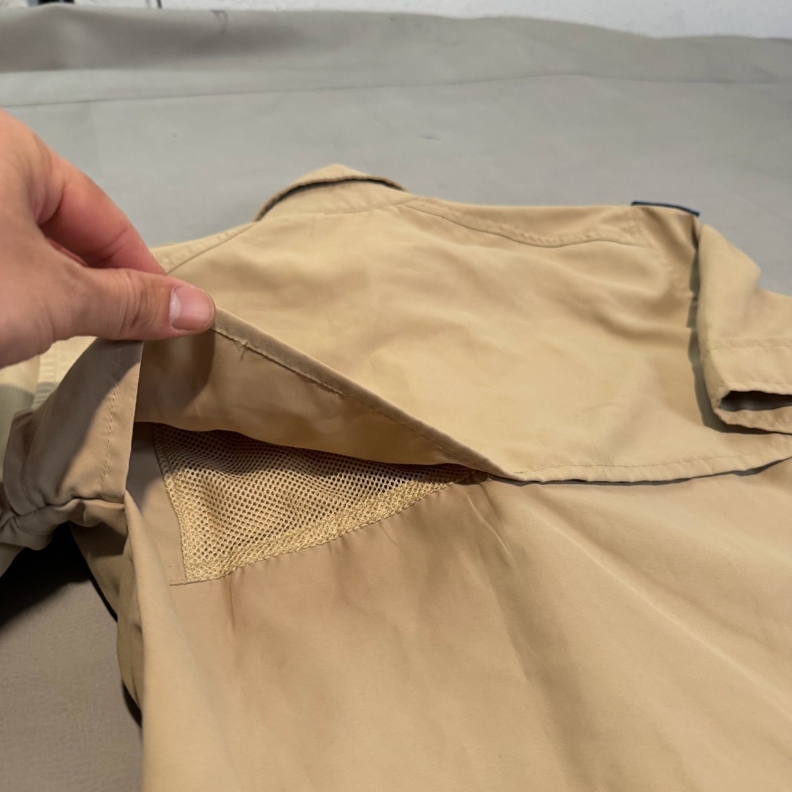 Boy Scouts of America Youth Kid MED Khaki Short Sleeve Uniform Shirt Tan BSA6192