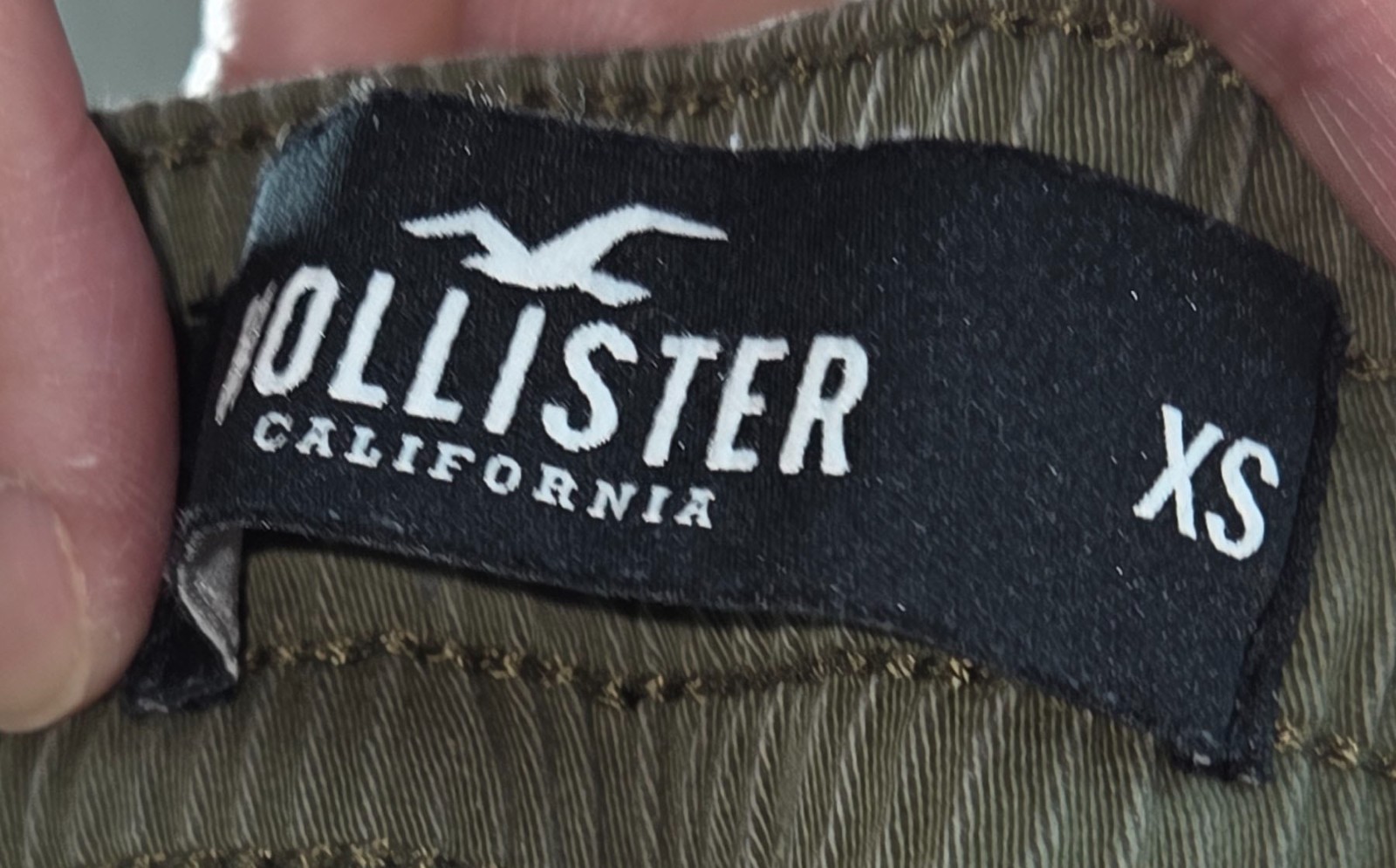 Lot of 3 Boys/Men’s Cargo Pants & Joggers – Gap Kids XXL & Hollister XS – Green/