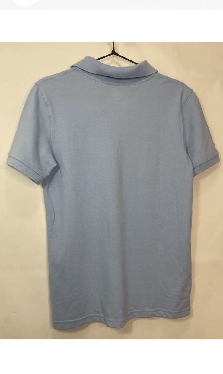 Cat & Jack Boys Size L (12 -14) Light Blue Short Sleeve School Uniform Top