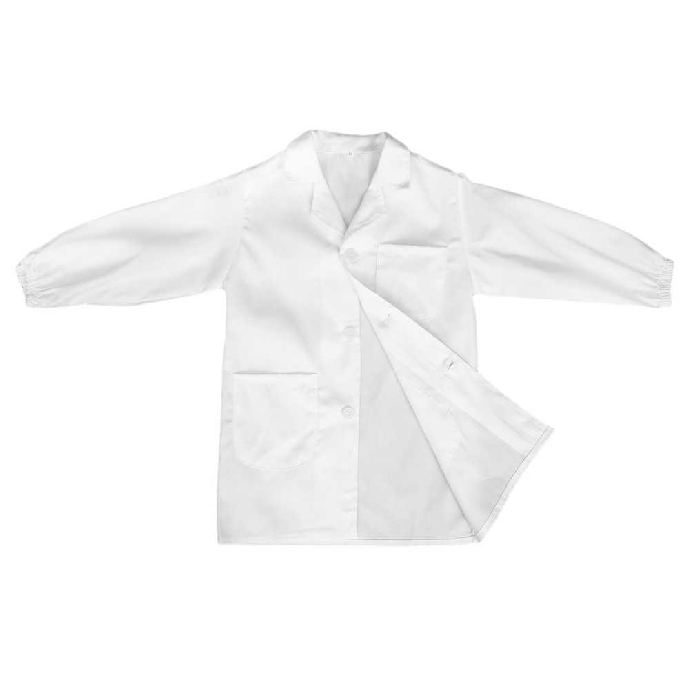 Child’s White Lab Coat Halloween Kids Costume Doctor Outfit Children Scientist