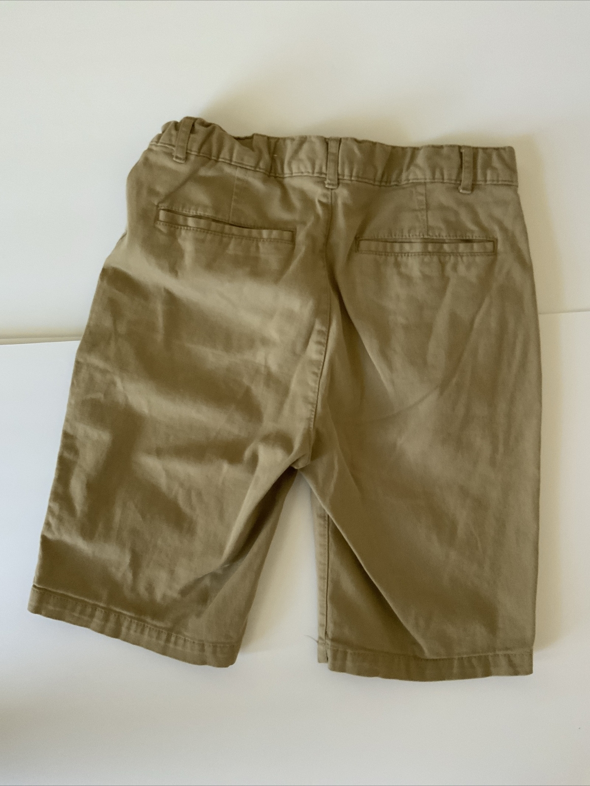 Childrens Place Khaki Uniform Shorts Boys 14 Adjustable Waist