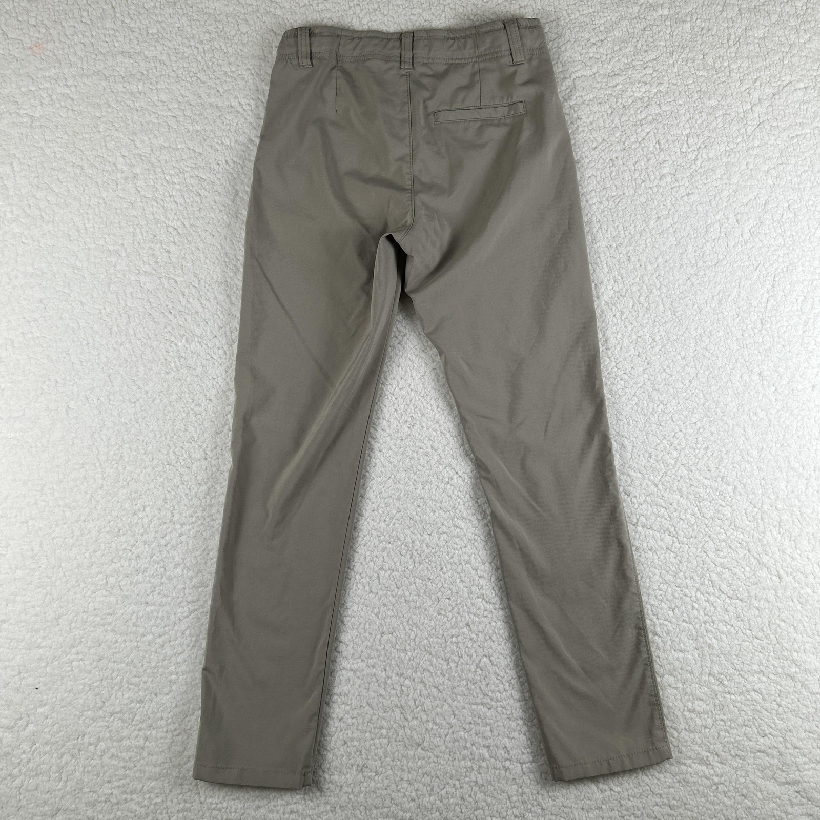 IZOD Pants Boys 12 Beige School Uniform Adjustable Waist Stretch Chino