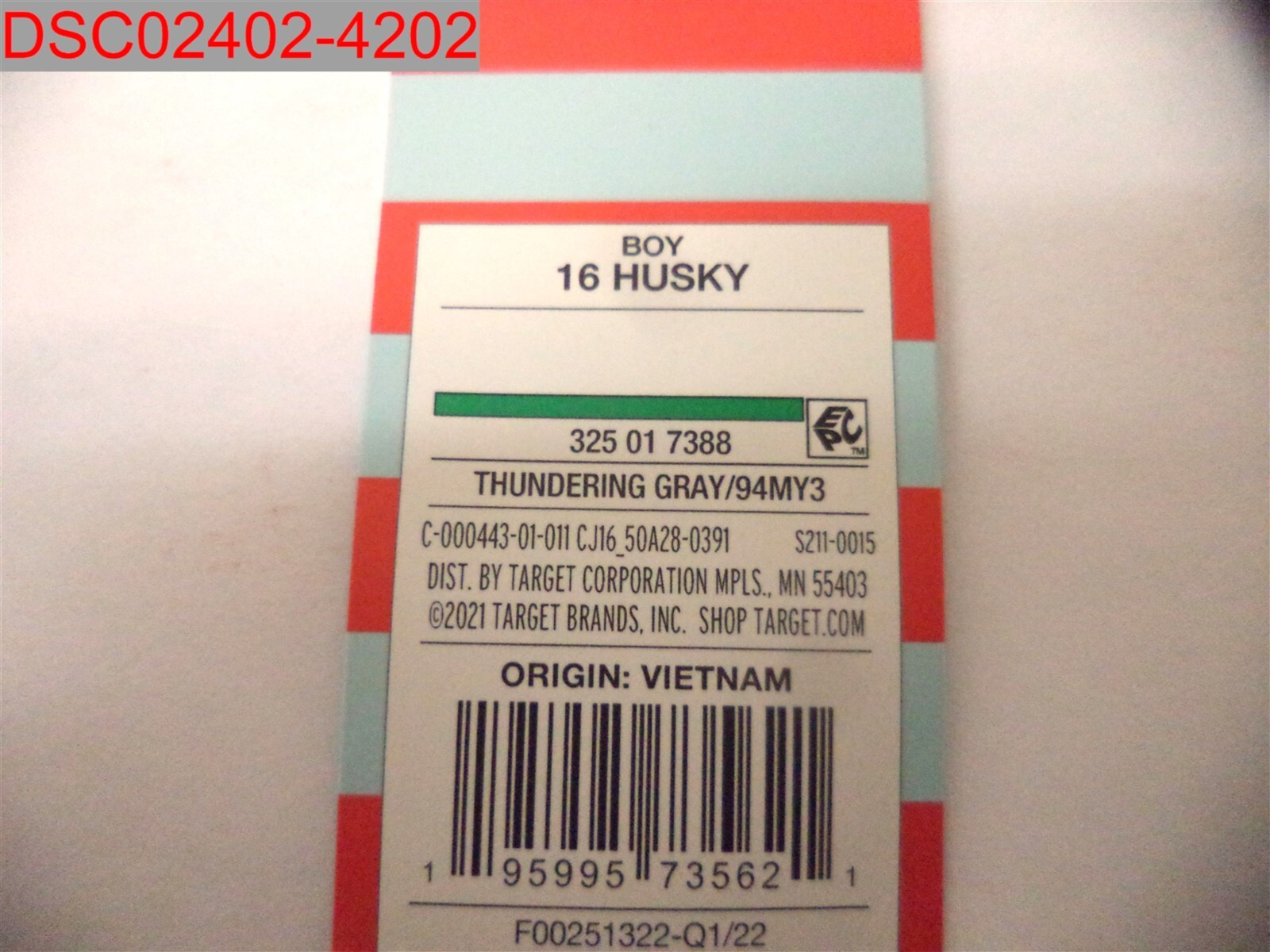 NWT – Cat & Jack Boys Thundering Grey Flat Front Uniform Short, Size 16 Husky