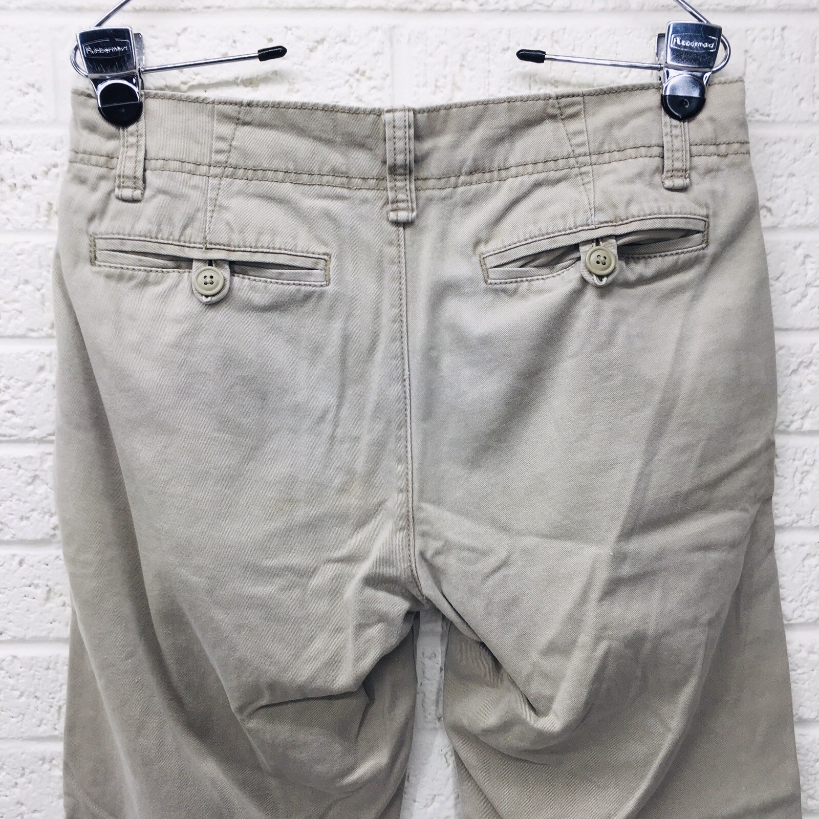 Junior Boy’s OLD NAVY Sz 28×30 Broken-In Khaki Cotton School Uniform Pants Good‼