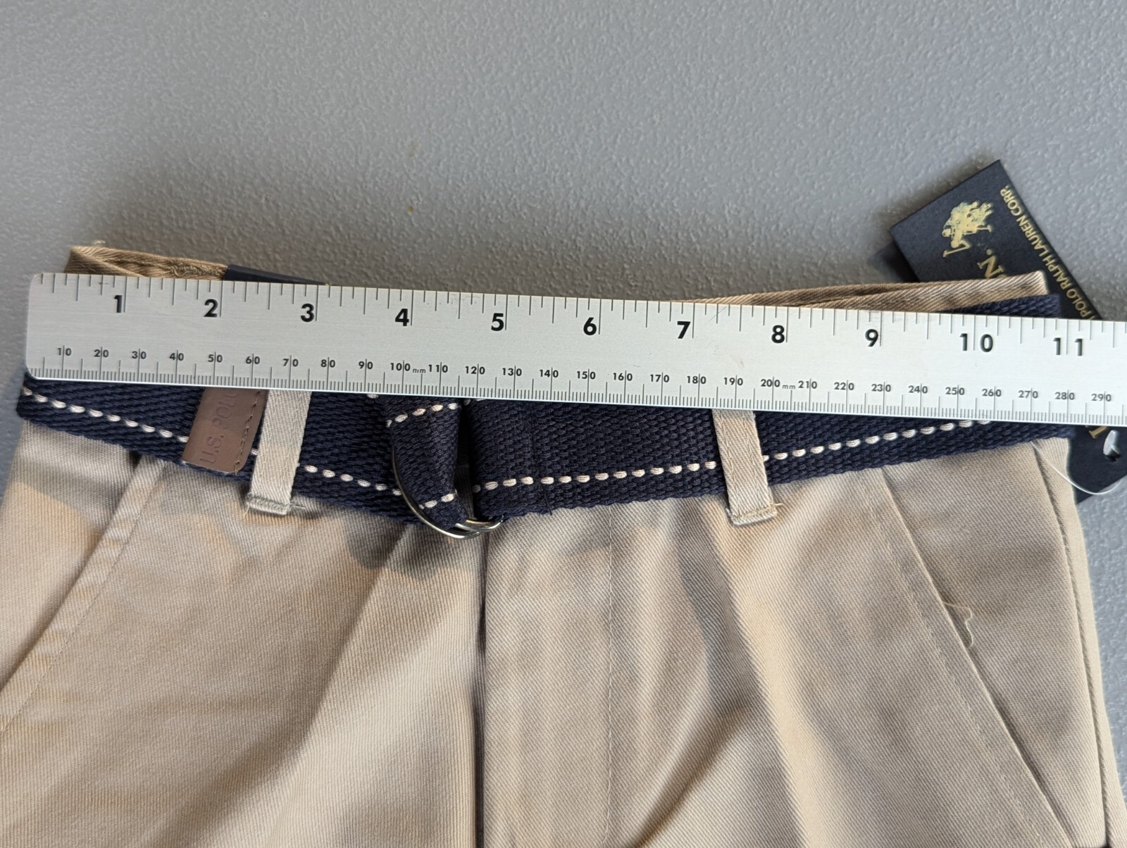 Boys Size 5 Khaki School Uniform Shorts U S Polo Assn New w/ Tags