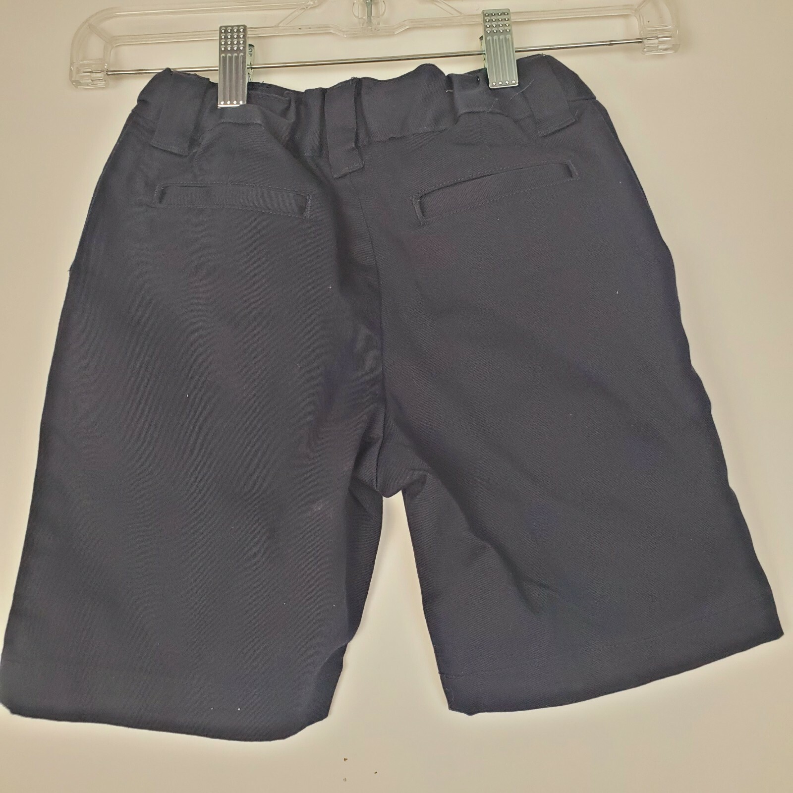Classroom Boys School Uniform Shorts Size 7 Navy Blue Adjustable Waist