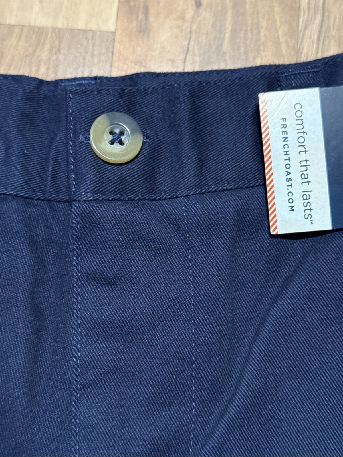 French Toast (Sz 10 w25) Boy’s Performance Uniform Shorts Adjustable Waist, Navy