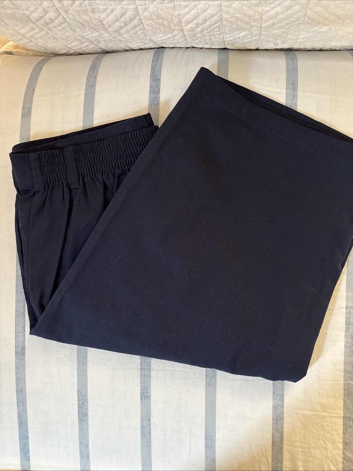 French Toast Boy’s Performance Shorts Elastic Waist Inseam 13 in Navy New