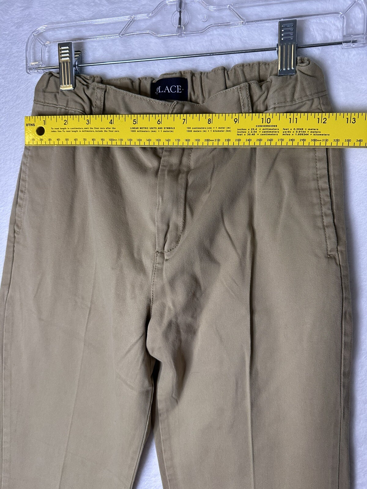 Place AND French Toast Khaki Pants Boys Size 12 & 12 Slim Both Adjustable 2 Pair