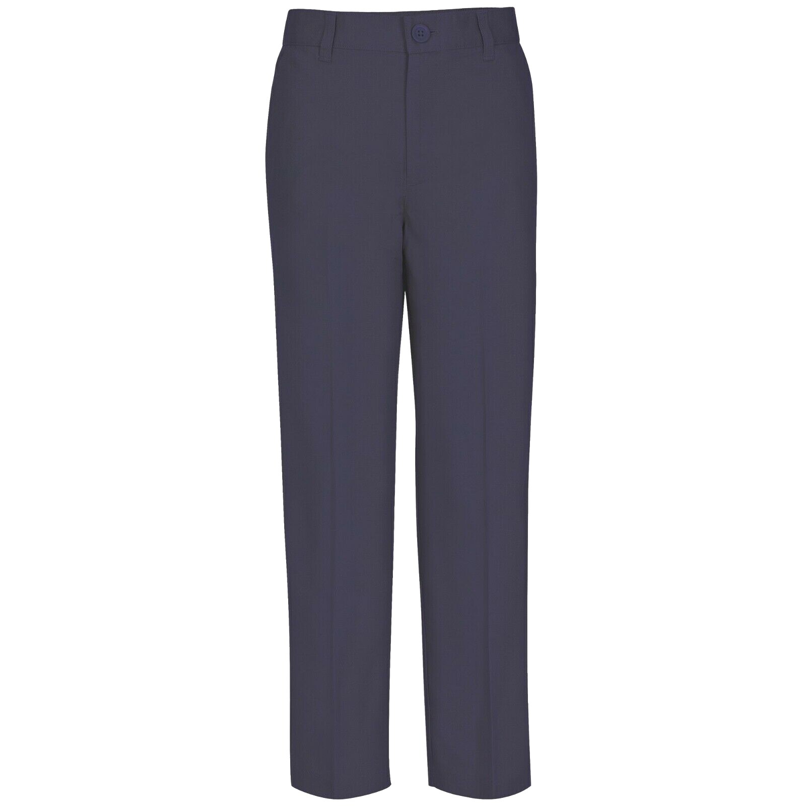 Real School, Boys Husky Size Flat Front Pants School Uniform Approved, Size: 18H