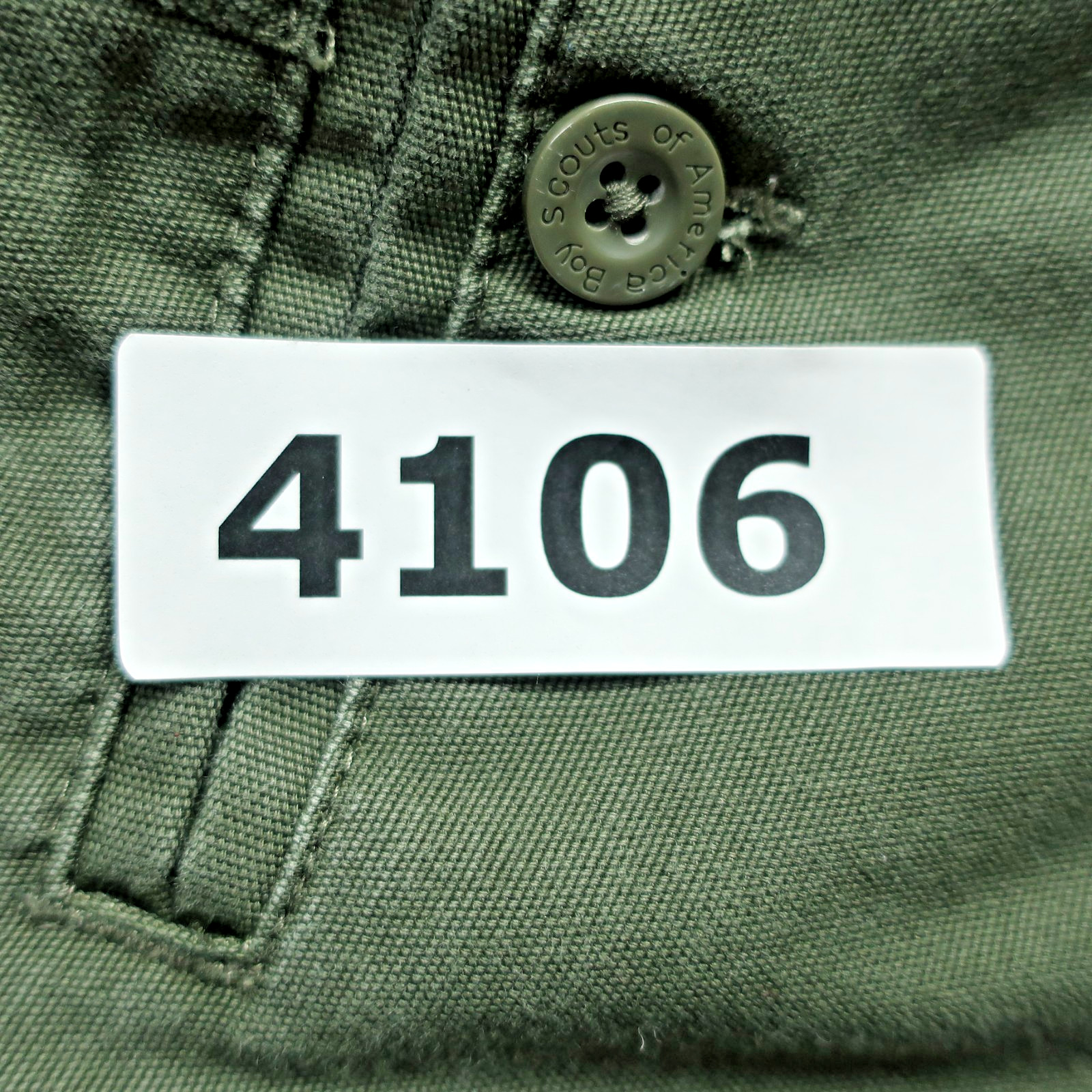 Boy Scouts of America Cargo Pants Boys Youth 32 Olive Green Convertible Uniform