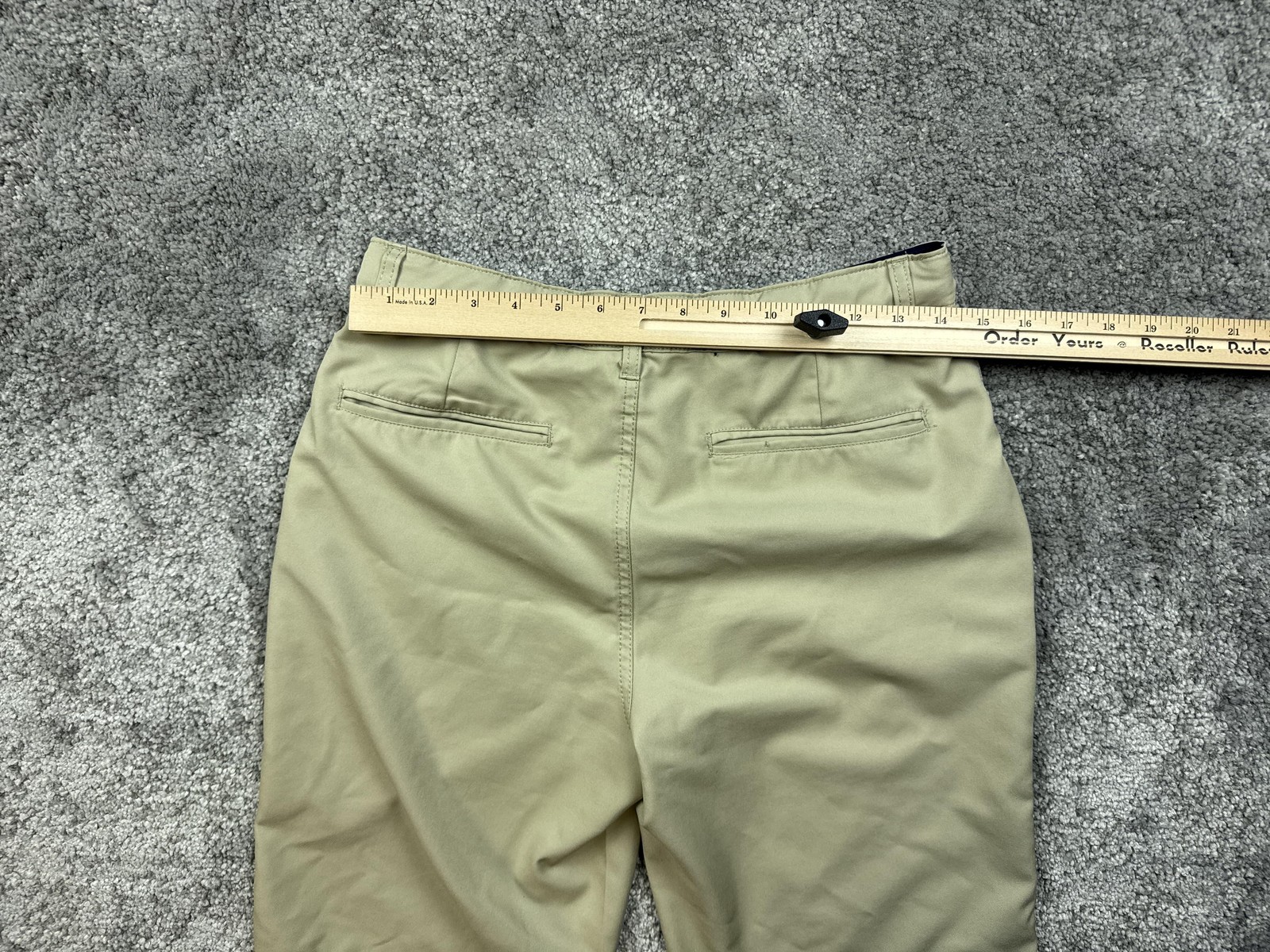 French Toast Shorts Kids XL 18 Khaki Flat Front Uniform School Classic Pockets