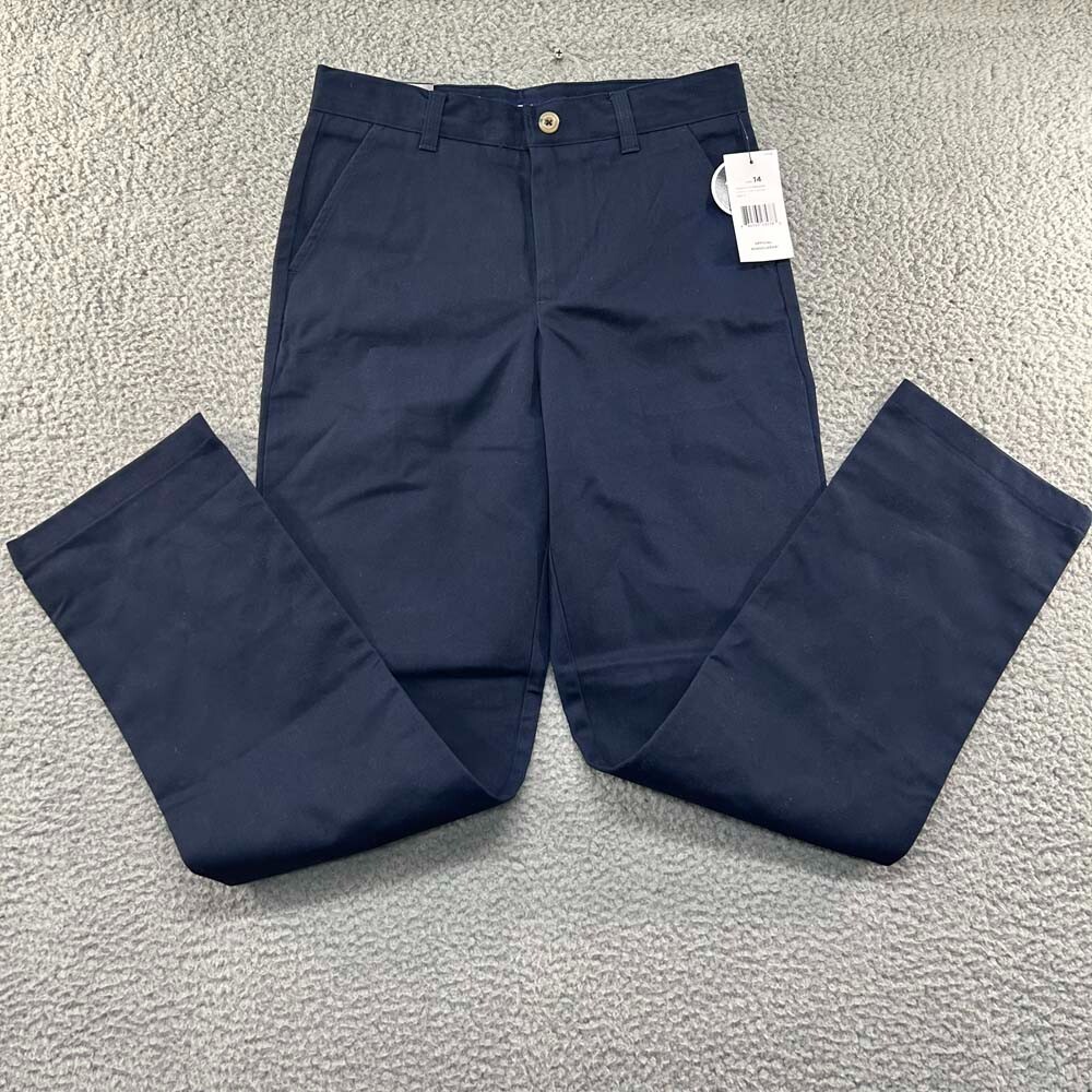 French Toast Schoolwear Relaxed Fit Uniform Pants Blue Pant Boy’s Size 14