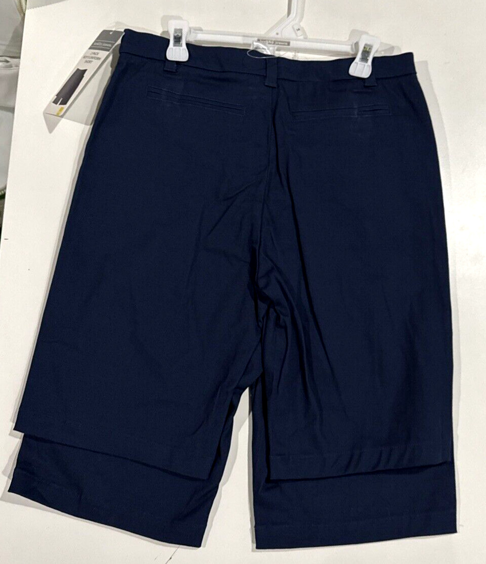 Berkley Jensen Youth Boy’s 2-Pack Performance Uniform Shorts, Navy Blue Sz-14