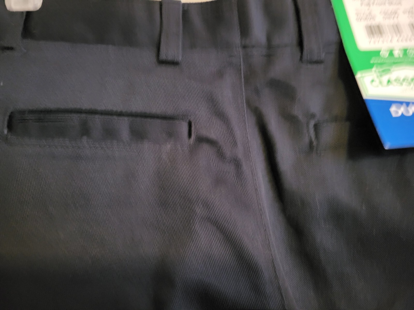 Boy Shorts School Slim Type Size 10 School Uniform Adj. Waist Dark Blue NWT