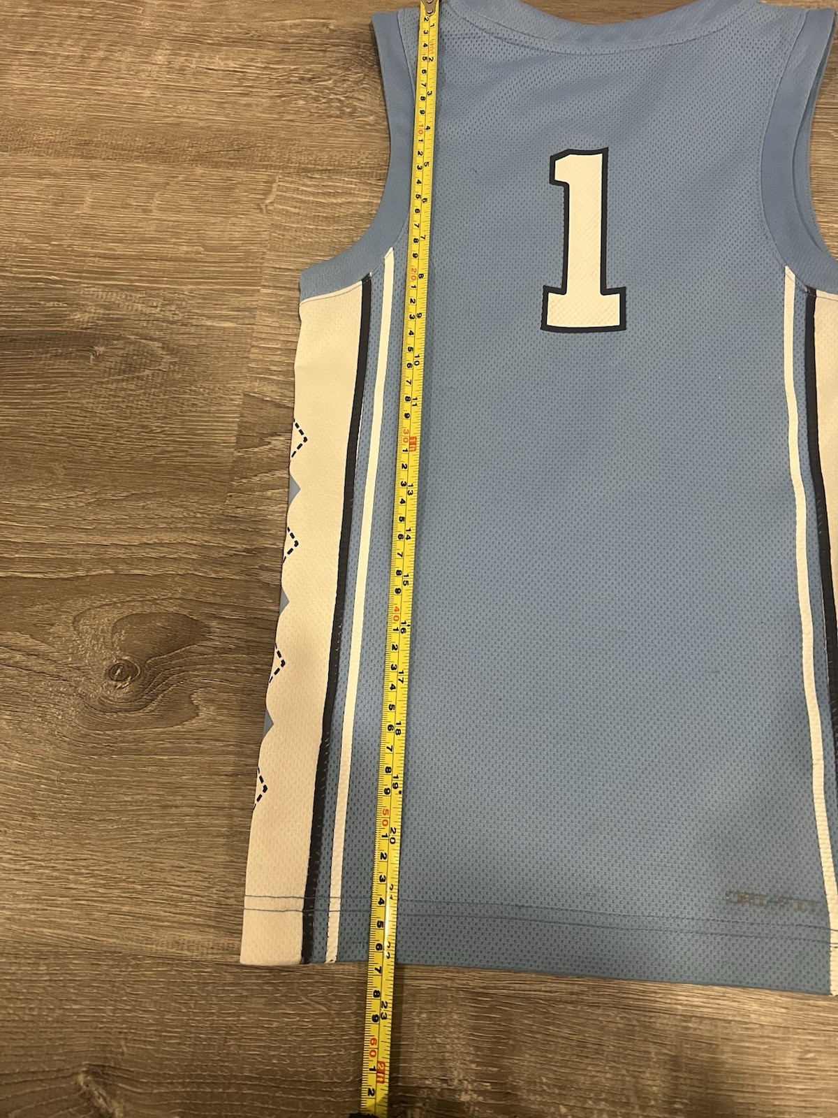 Jordan North Carolina Tar Heels Youth Basketball Jersey #1 – Size Youth Small