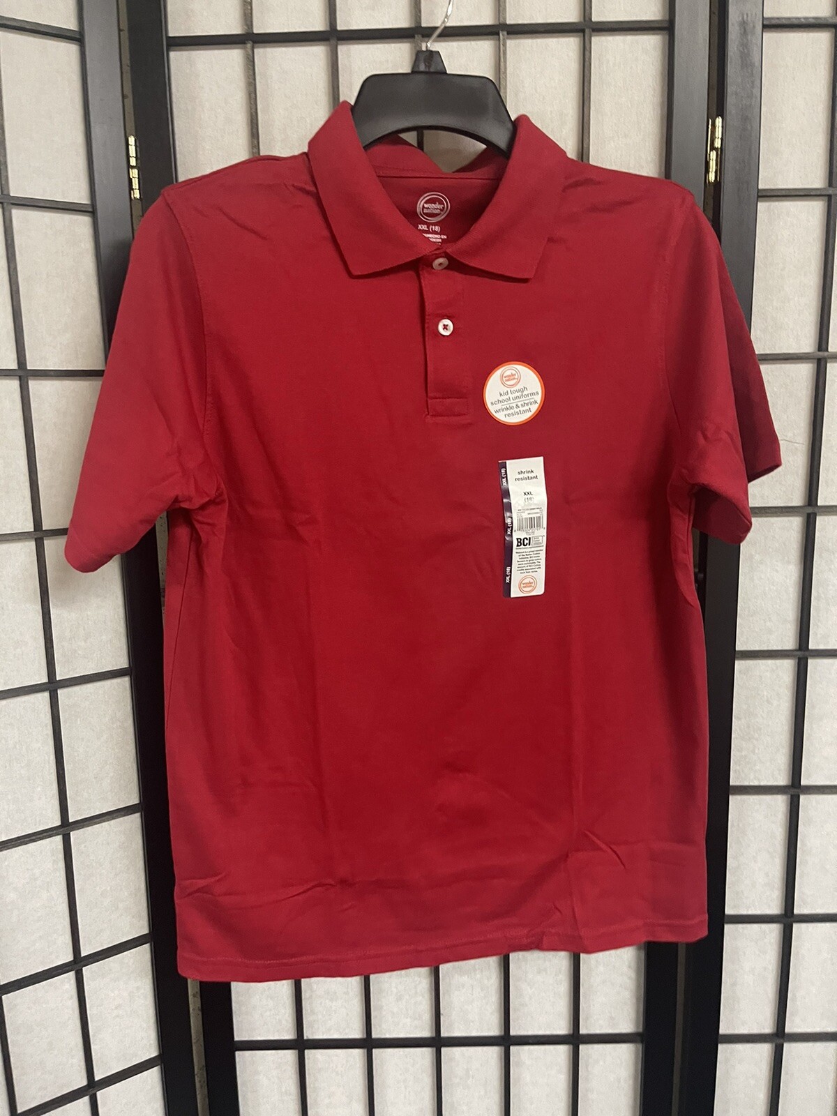Lot Of 2 Wonder Nation Jersey Polo School Uniforms XXL (18) Unisex New SKU A7