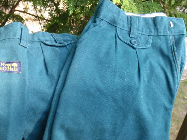 LOT OF 5 FLYNN & O’HARA BOY’S KID’S SCHOOL UNIFORM GREEN SHORTS SIZE 7 REGULAR