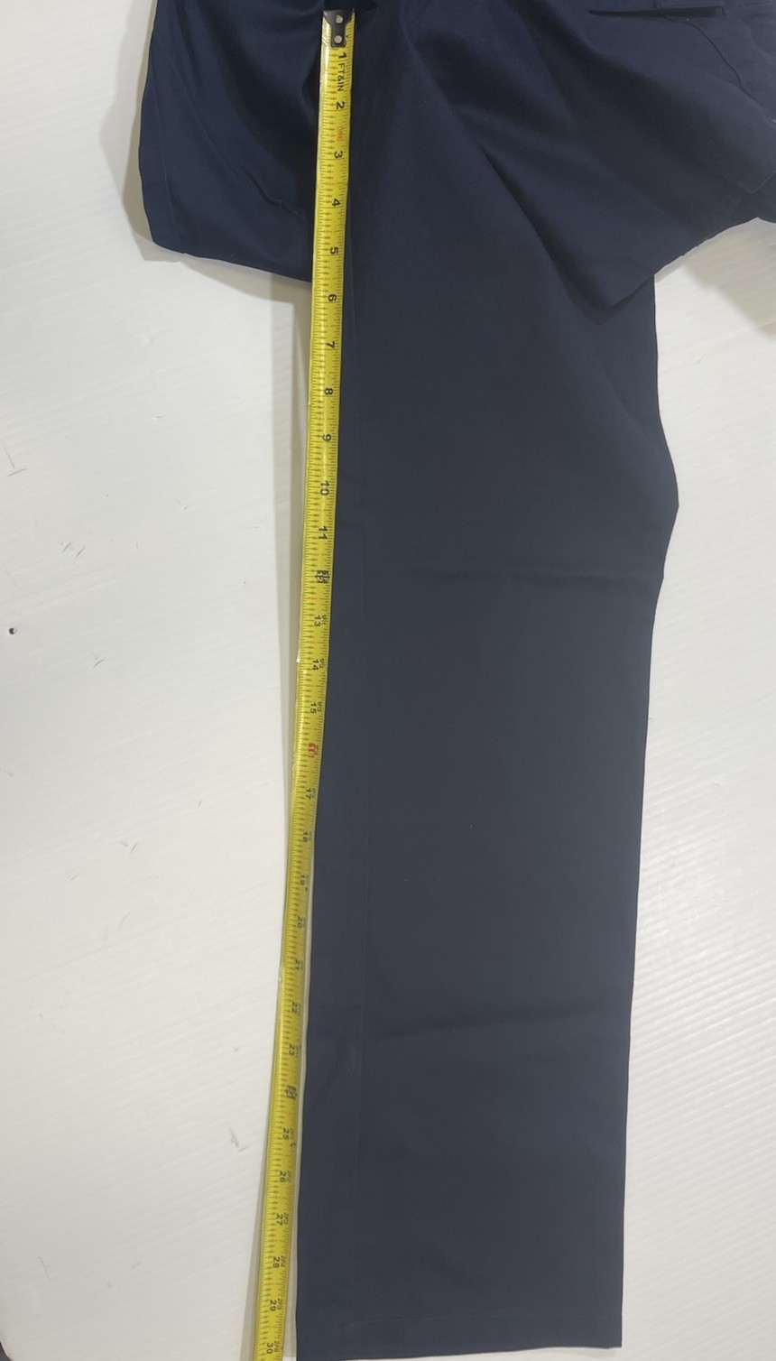George Boys Cotton Blend Navy Blue Straight Fit School Uniform Dress Pants 16
