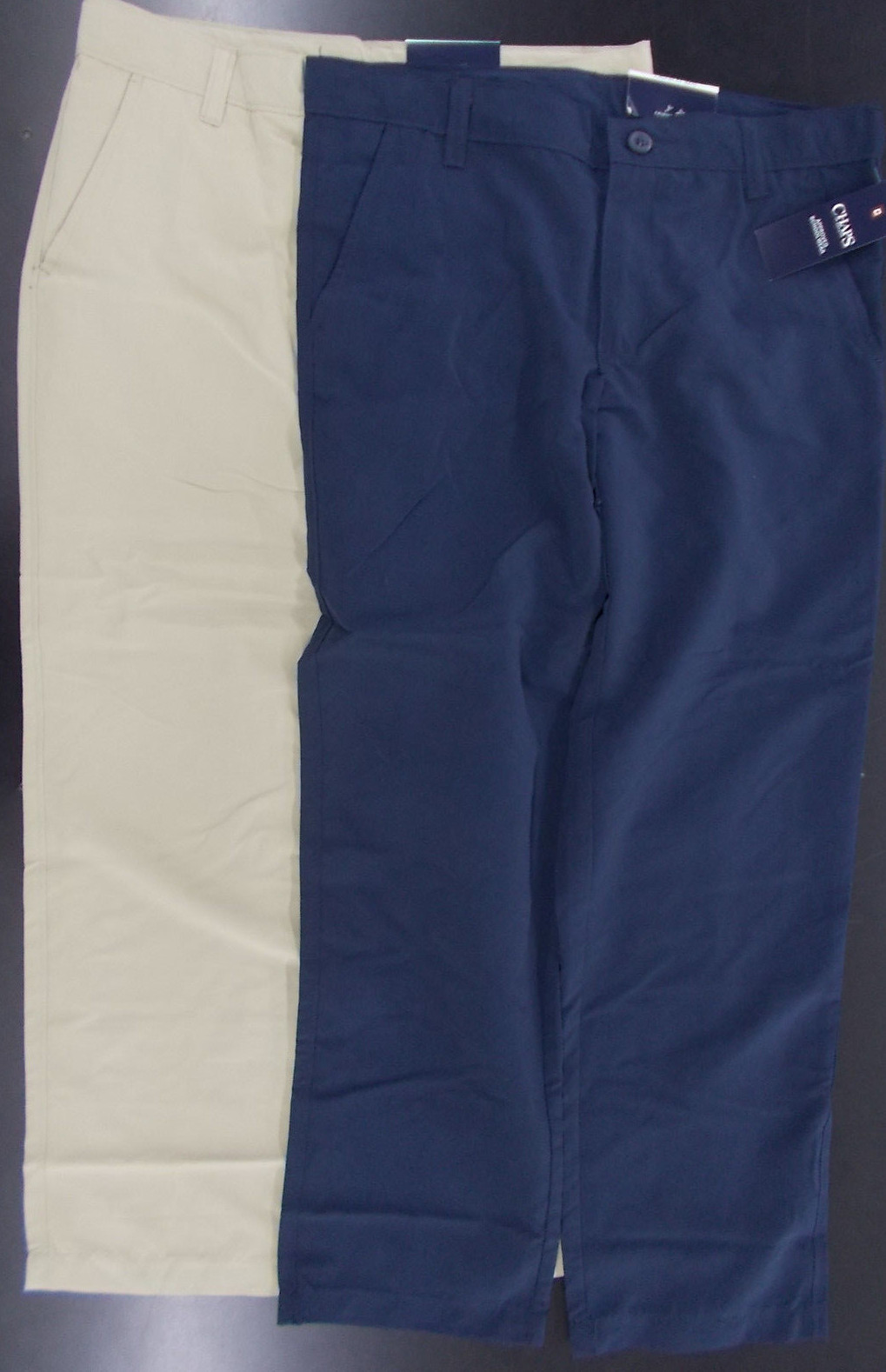 Boys Chaps $40 Uniform/Casual Khaki or Navy Wicking Pants Sizes 12Reg, 12Hk-18Hk