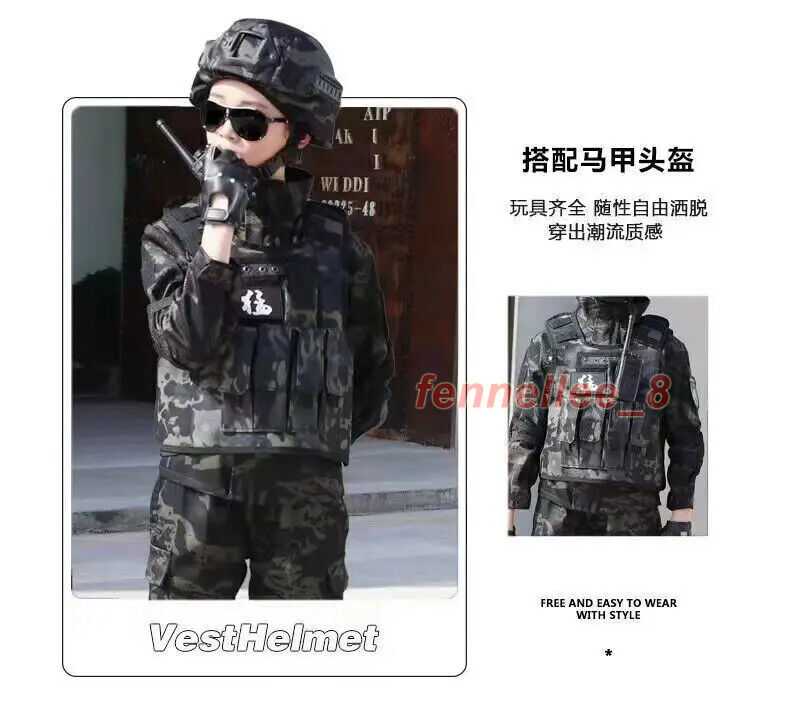 New Children’s Special Forces Combat Uniform, New Camouflage Training Suits