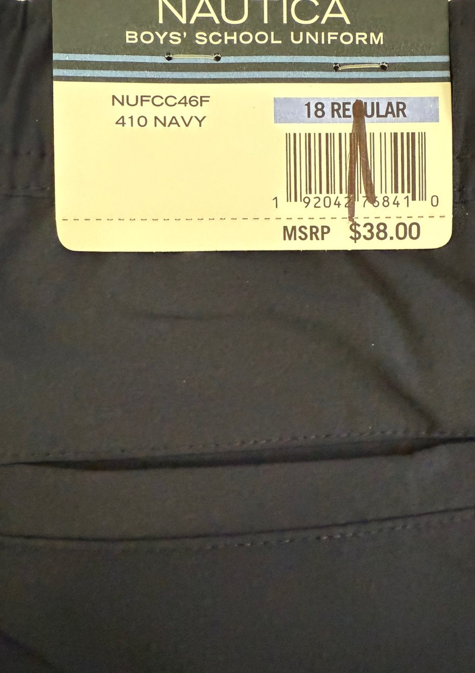 New Nautica School Uniform (or Everyday Use) Shorts Boys 18 Regular Ships Free