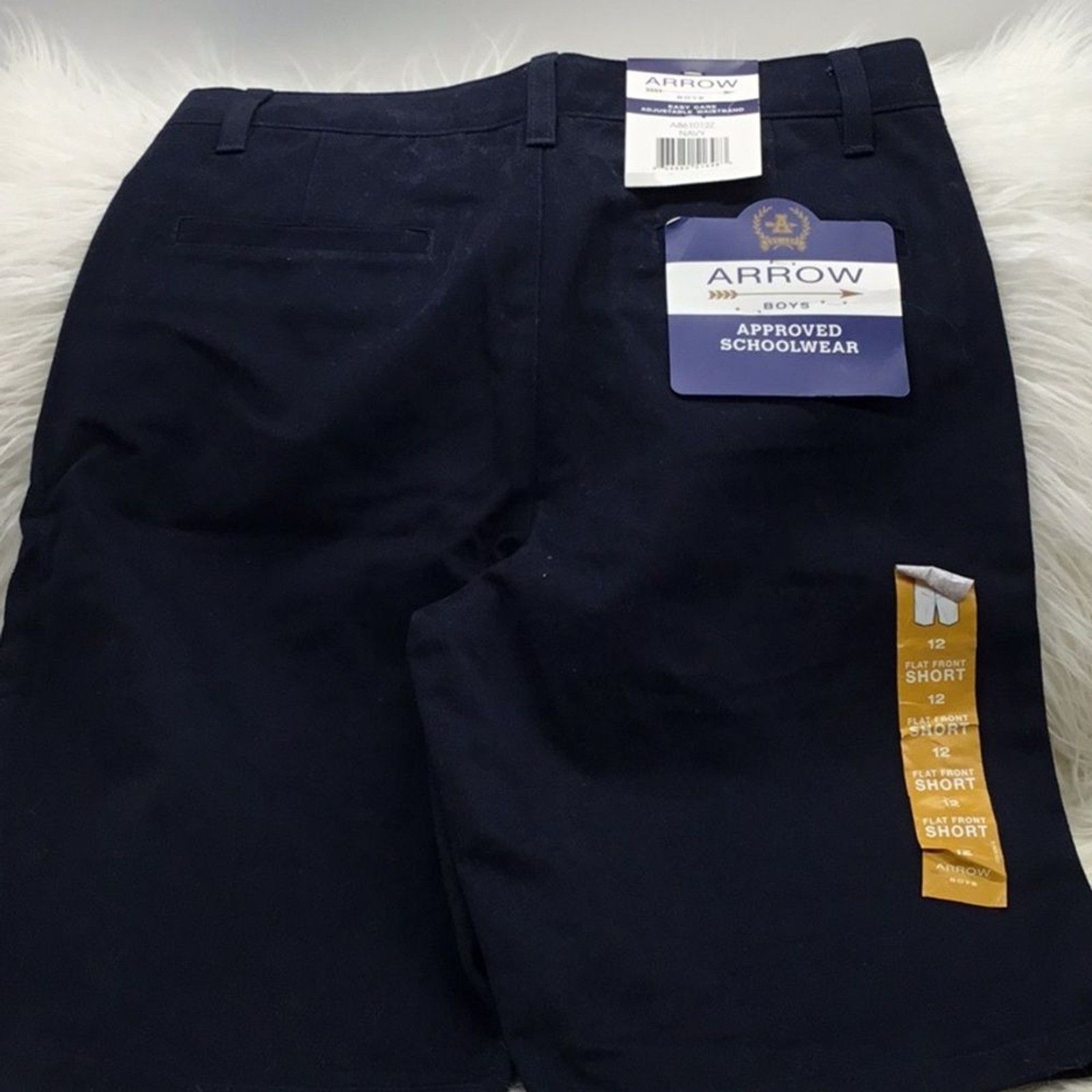 Arrow Boy’s Navy Blue Shorts size 12 school uniform NWT