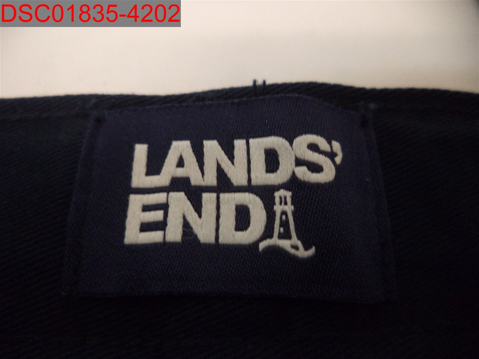 Lands End Boys Navy School Uniform Slim Front WrinkleResistant Chino Shorts 8S