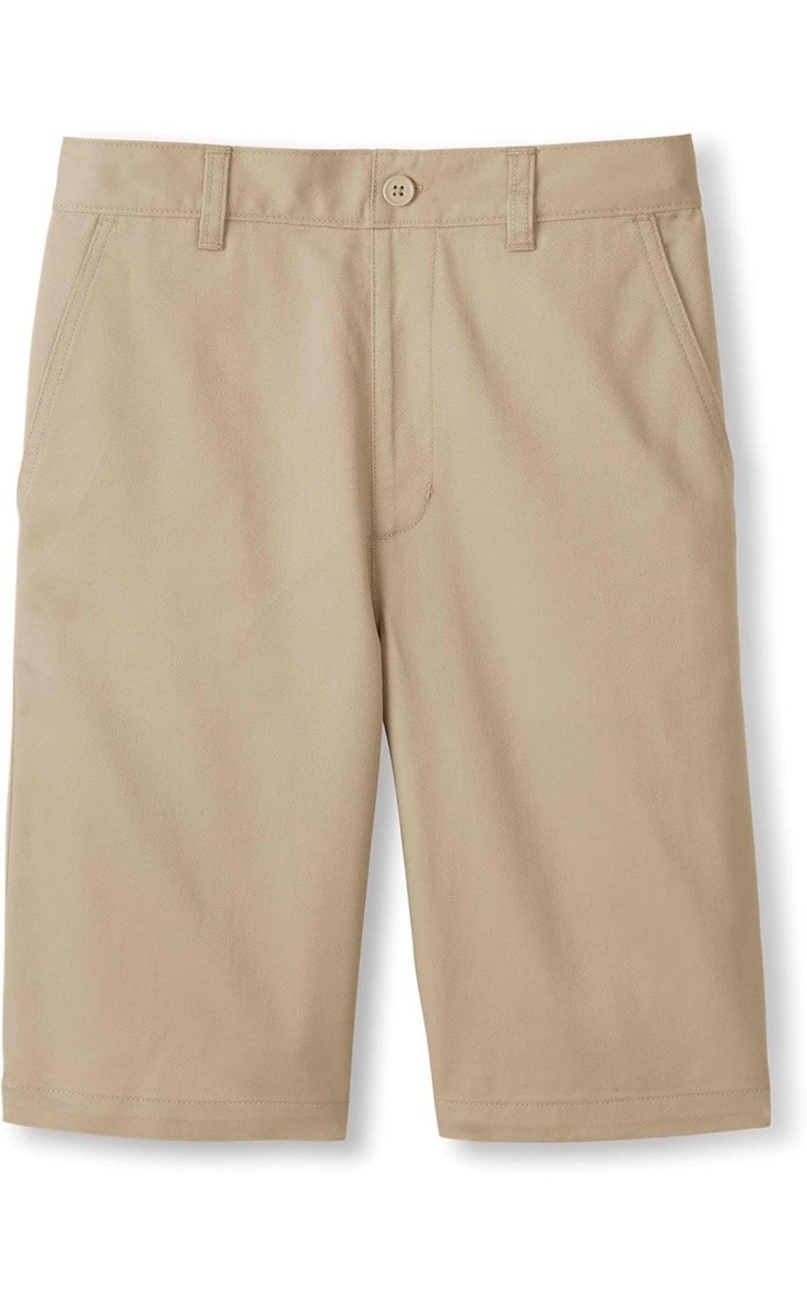 French Toast Youth Boy’s Performance Uniform Shorts KHAKI SIZE 12, 18 B74
