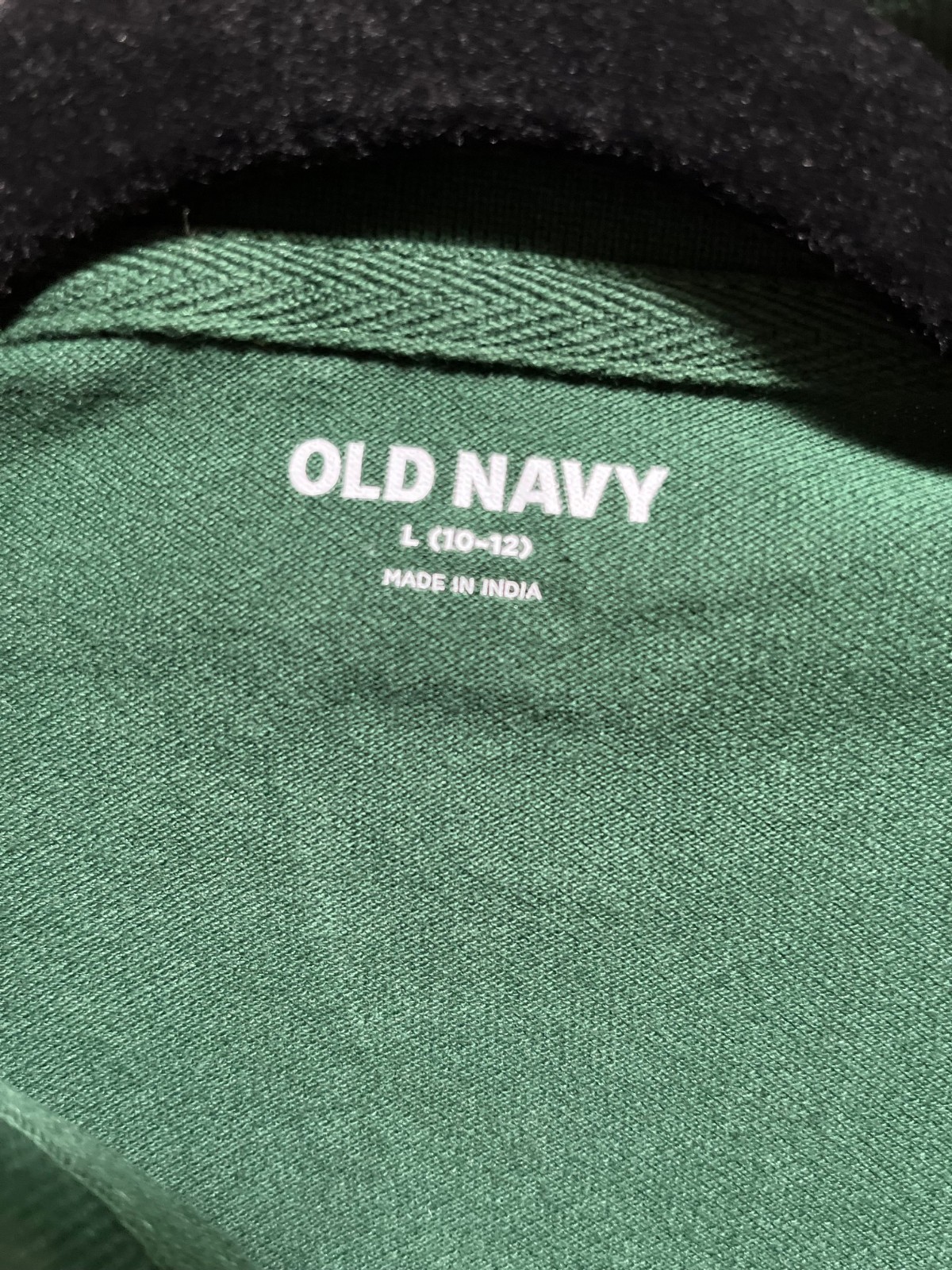 Boys Green School Uniform Polo Shirt Size Large 10–12 Short Sleeve Kids Top