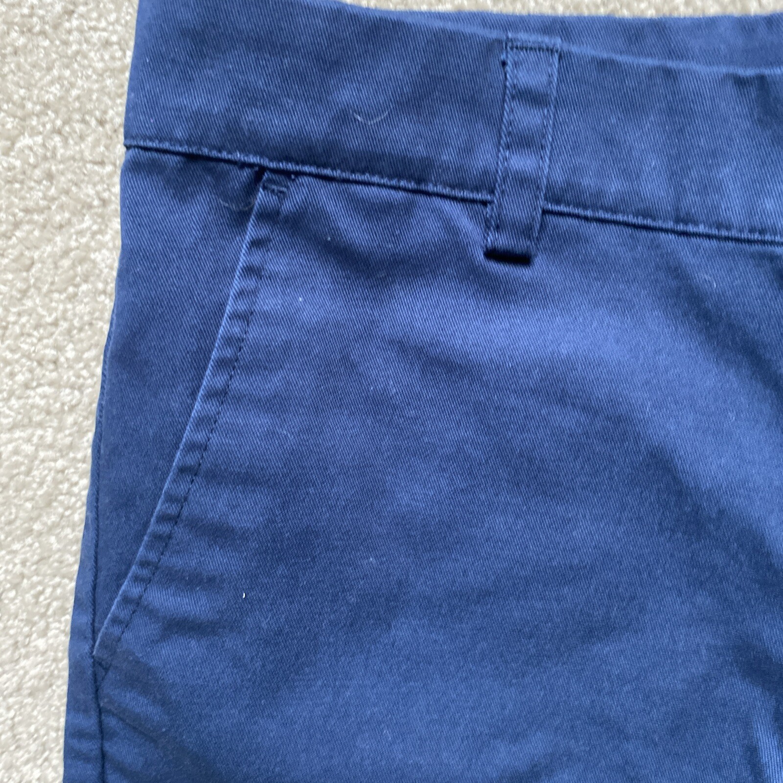 Boys Slazenger Size S Navy Blue Dress Uniform Shorts Adjustable Waist