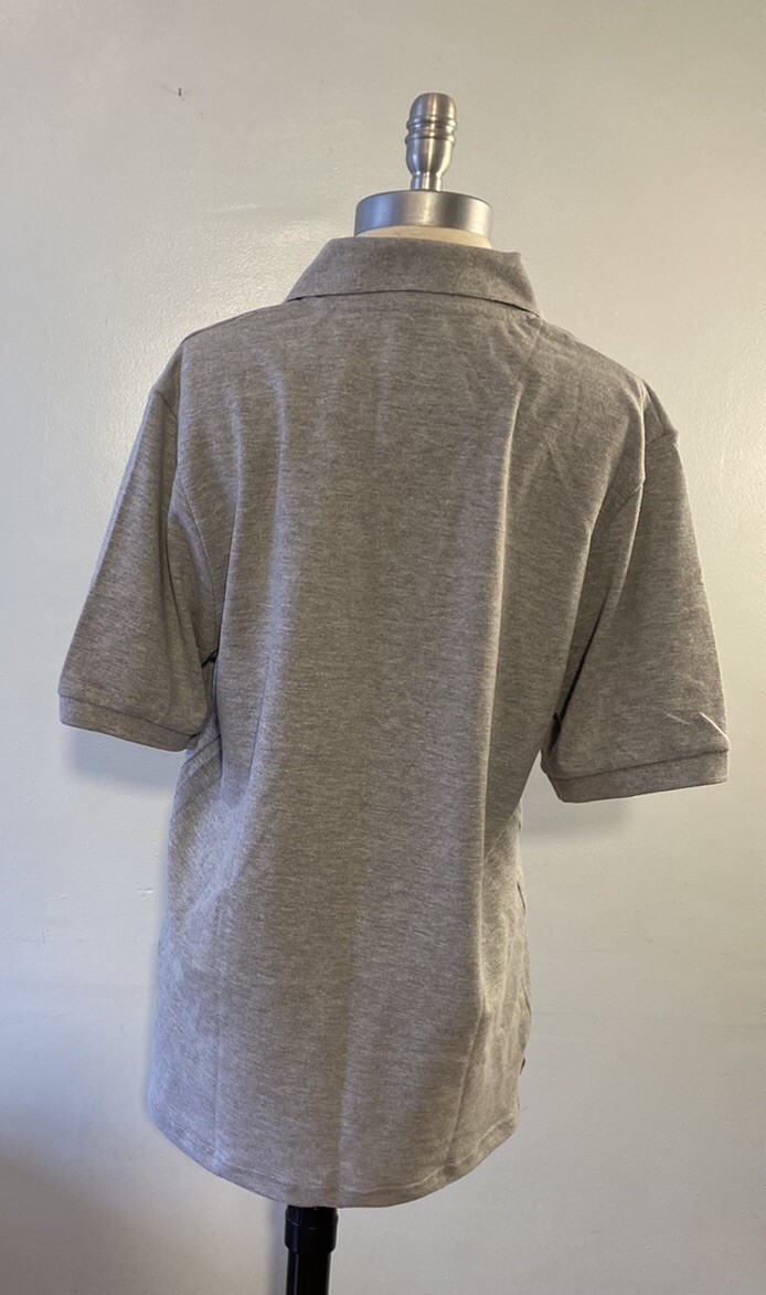 Authentic Galaxy School Uniform Polo Shrit Gray Size M