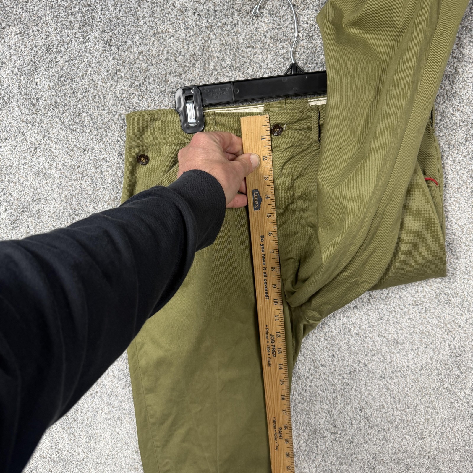 Vintage Boy Scouts Of America Shirt Pants Hat Set Boys 14 Green Uniform Twill