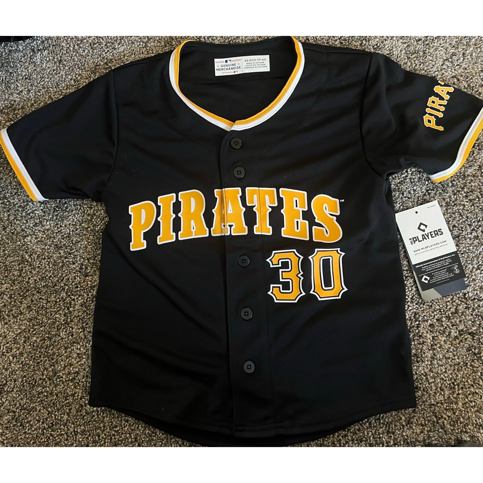 Genuine Merchandise MLB Pittsburgh Pirates Paul Skenes Youth XS (4/5) Black(NWT)