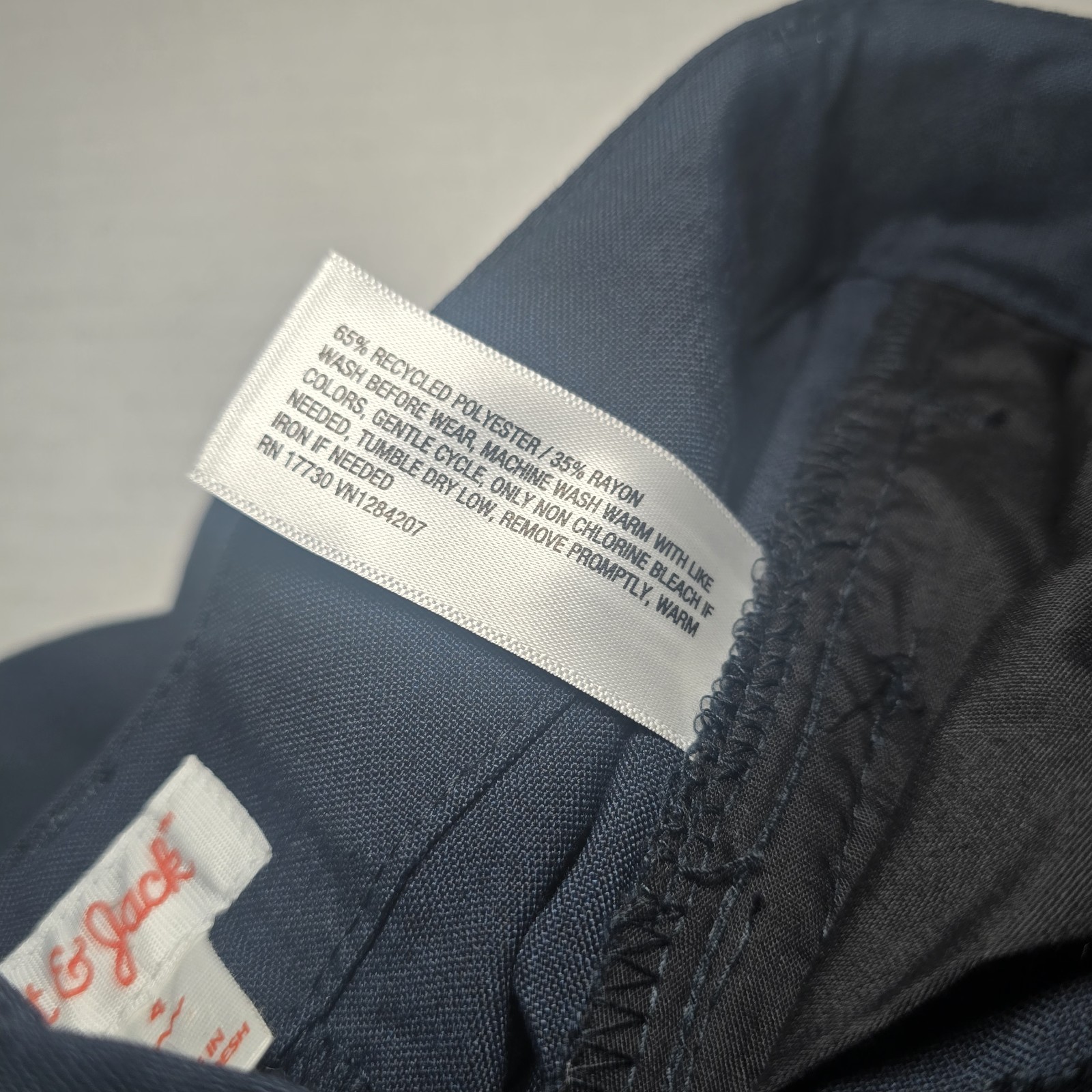 Target Cat & Jack Kids Navy Blue School Uniform Pants Adjustable Waist Size 4