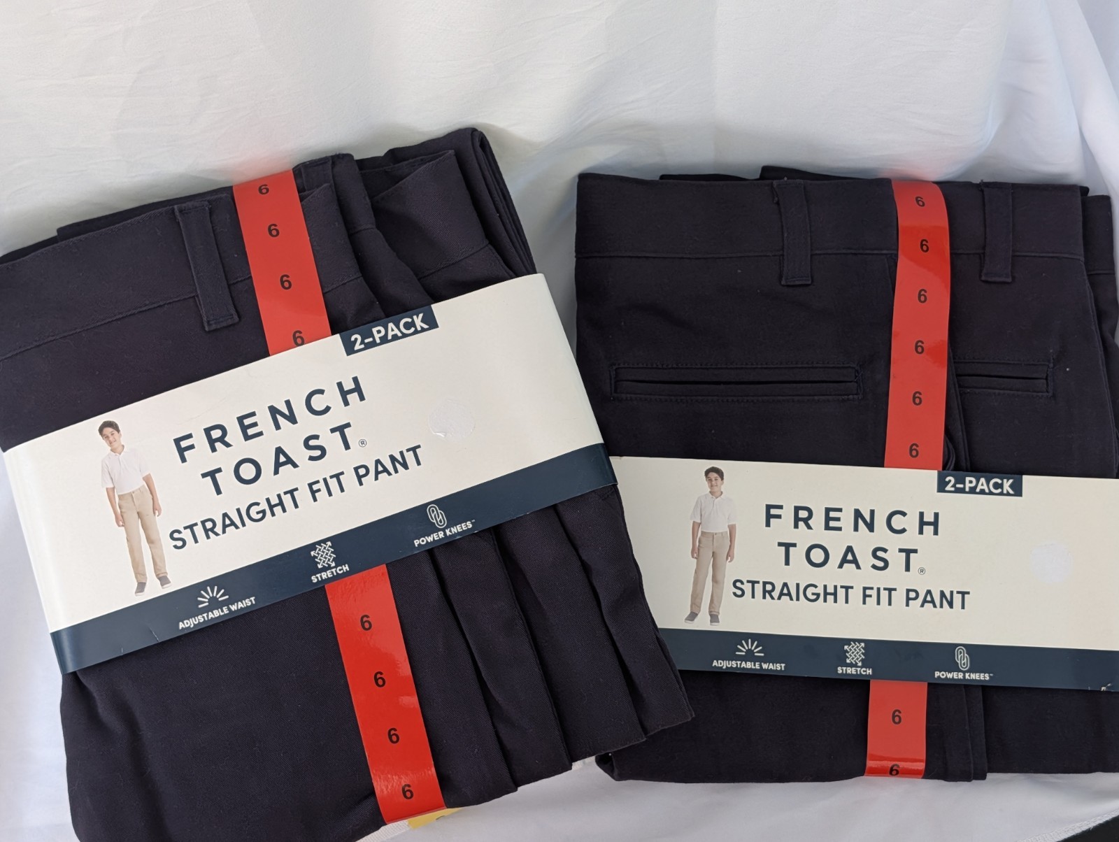 NWT French Toast Boys Sz 6 Charter Private School Uniform 4 Polo Shirts 4 Pants