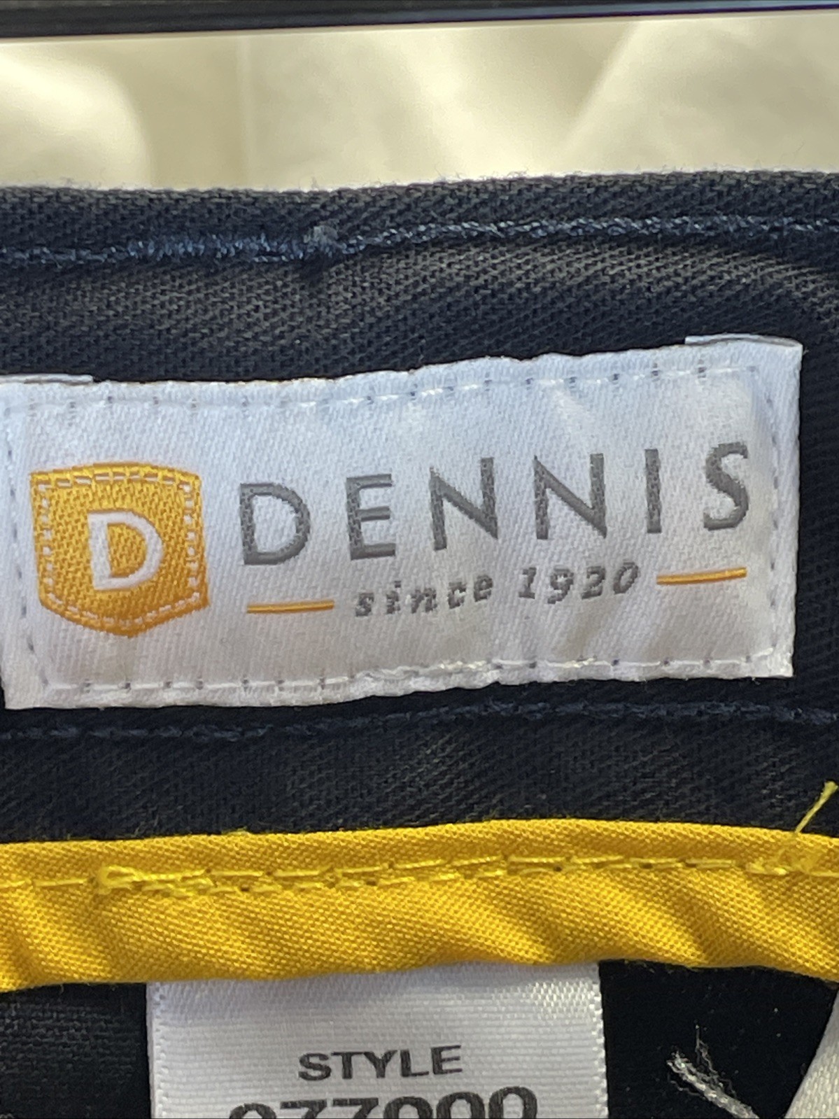 Dennis Uniform School Flat Front Pant Boys 8 Regular Irvington Style 077000 Navy
