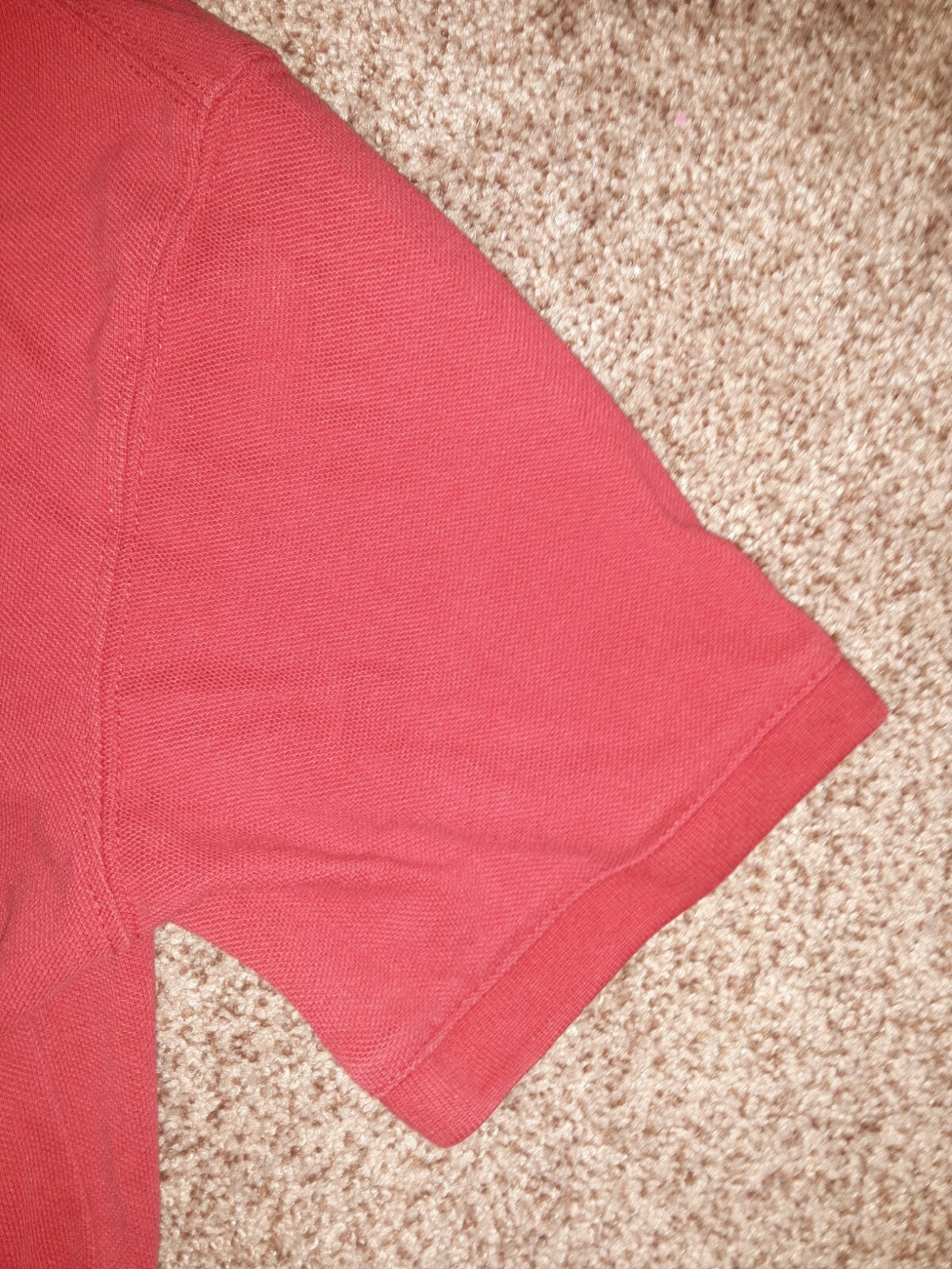 ✰ Boys XL 14-16 George Brand Red Collared Button Top Uniform Dress Shirt T-shirt