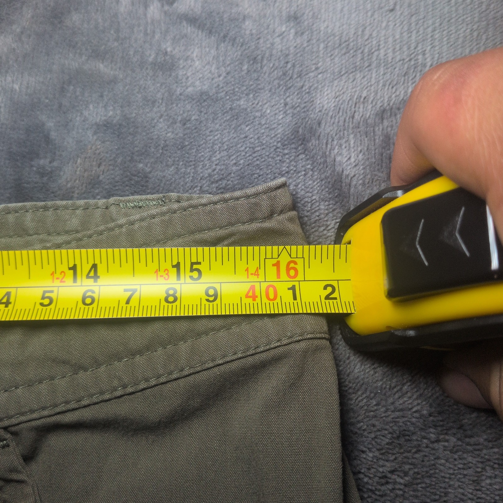 Boy Scouts of America Uniform Shorts Youth 18 Green Cargo Utility 28×9 Vintage