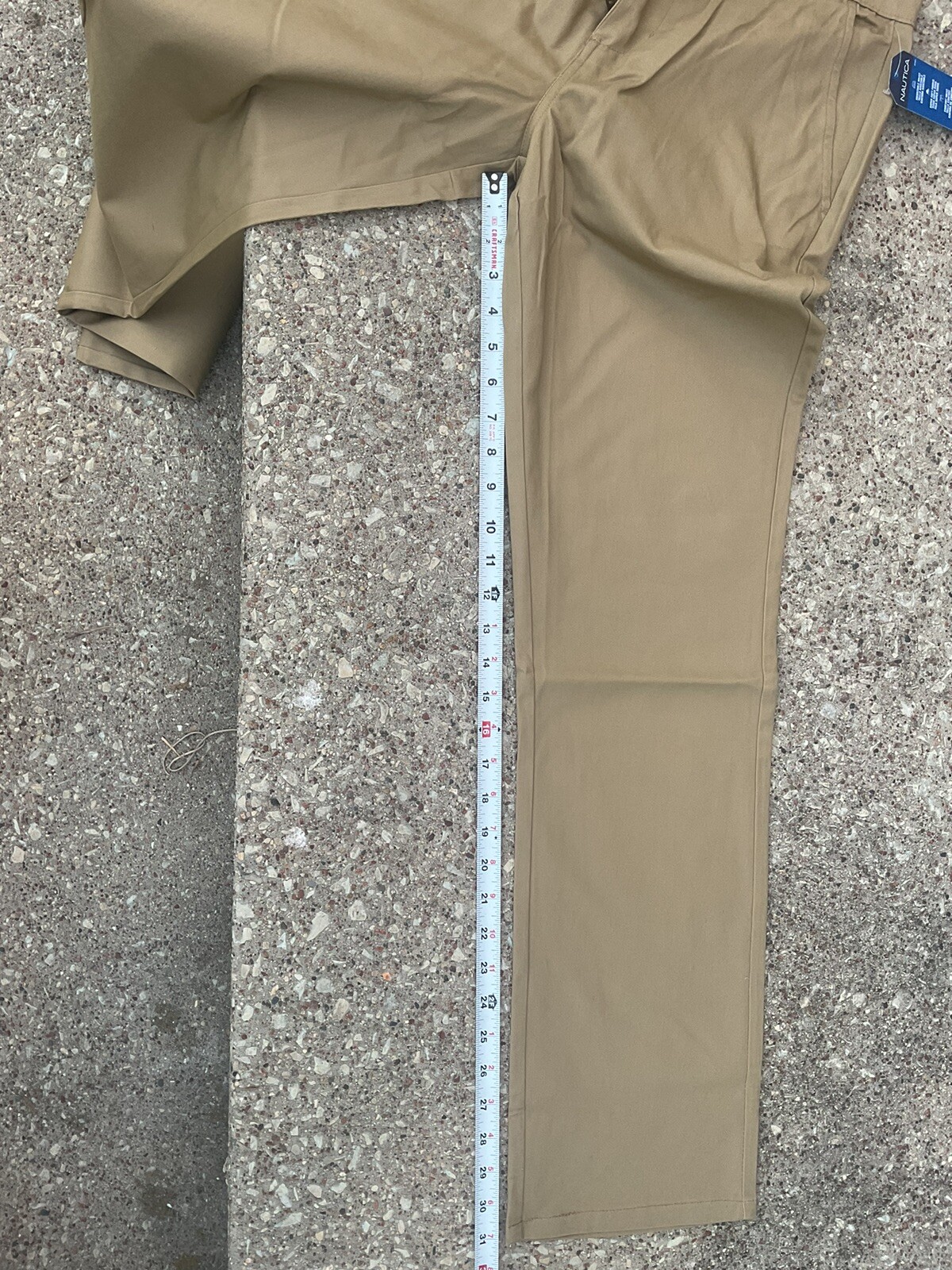NWT Nautica School Uniform Pants 28×31 N9D0054P Burnished Khaki