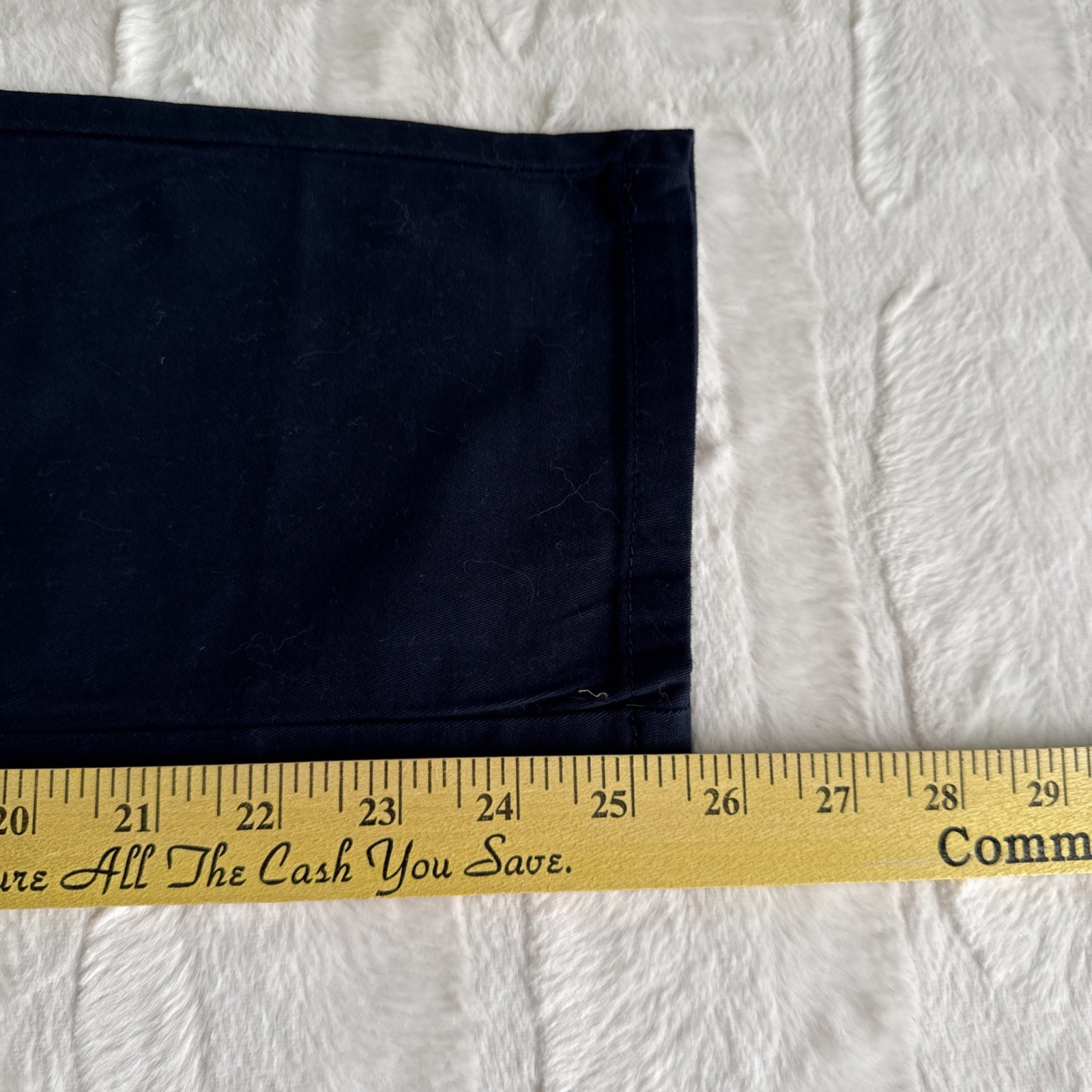 Boys Izod Navy Adjustable Waist Flat Front School Uniform Pants 12 Slim New