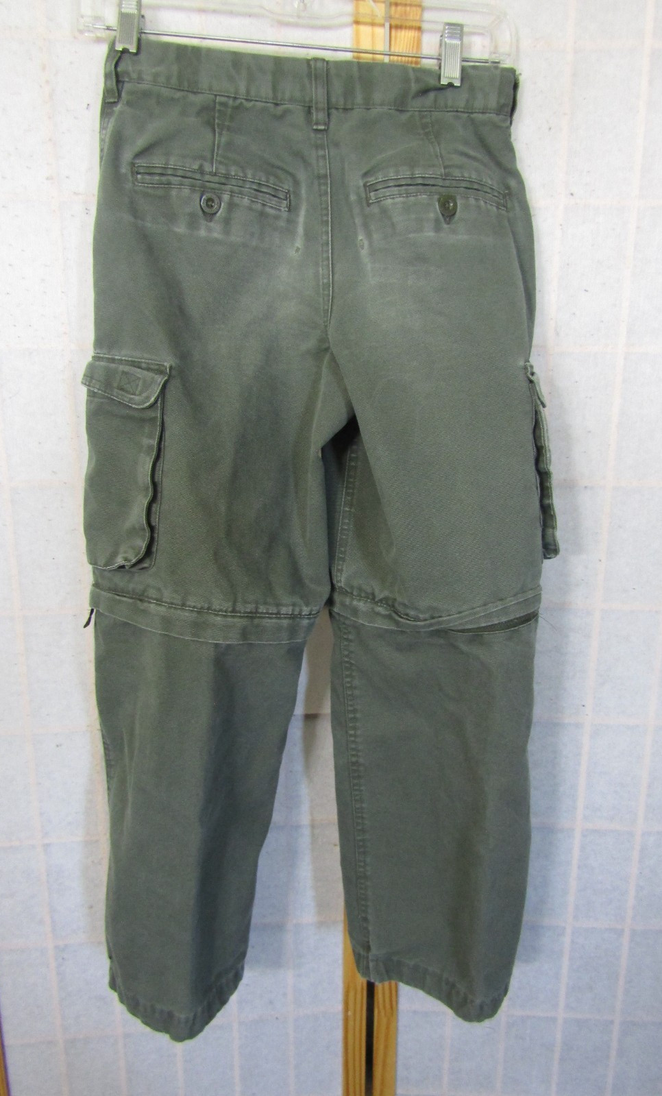 Boy Scouts of America Convertible Cargo Pants Canvas Youth 10 Uniform Zip Off