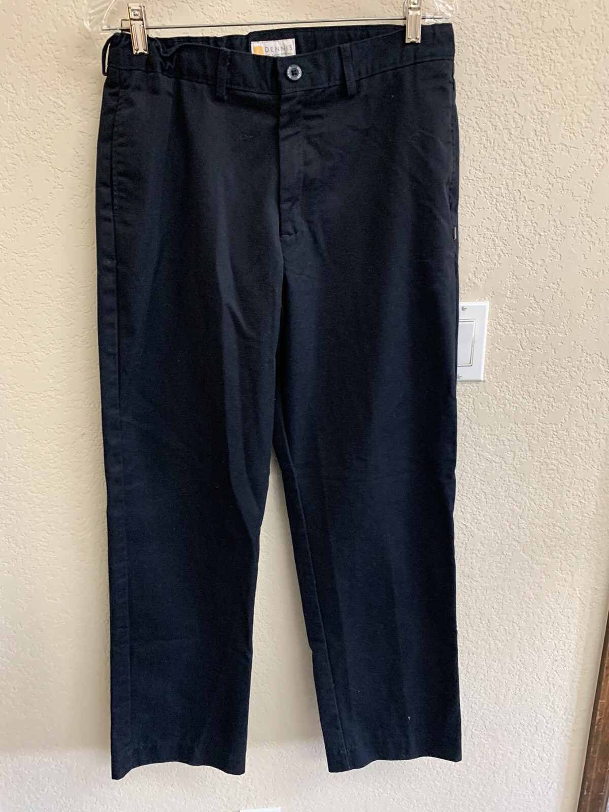 Dennis Uniform Boys Blue Flat Front Pants 077000 Size B20H (List $32)