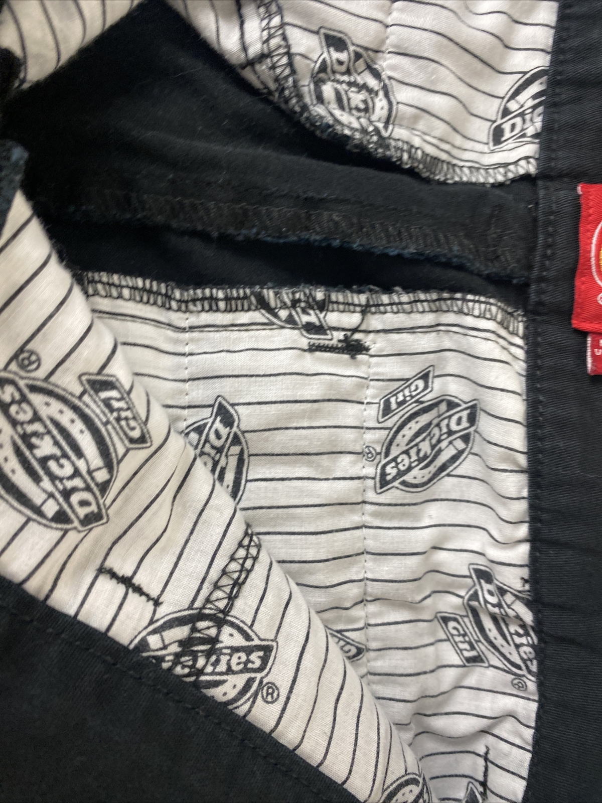 Dickies Front Relaxed Fit Uniform Casual Shorts Black Kids Size 5