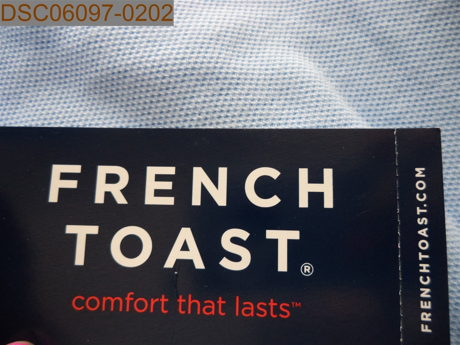 NWT has a school logo French Toast Boys Short Sleeve Polo Size M 8