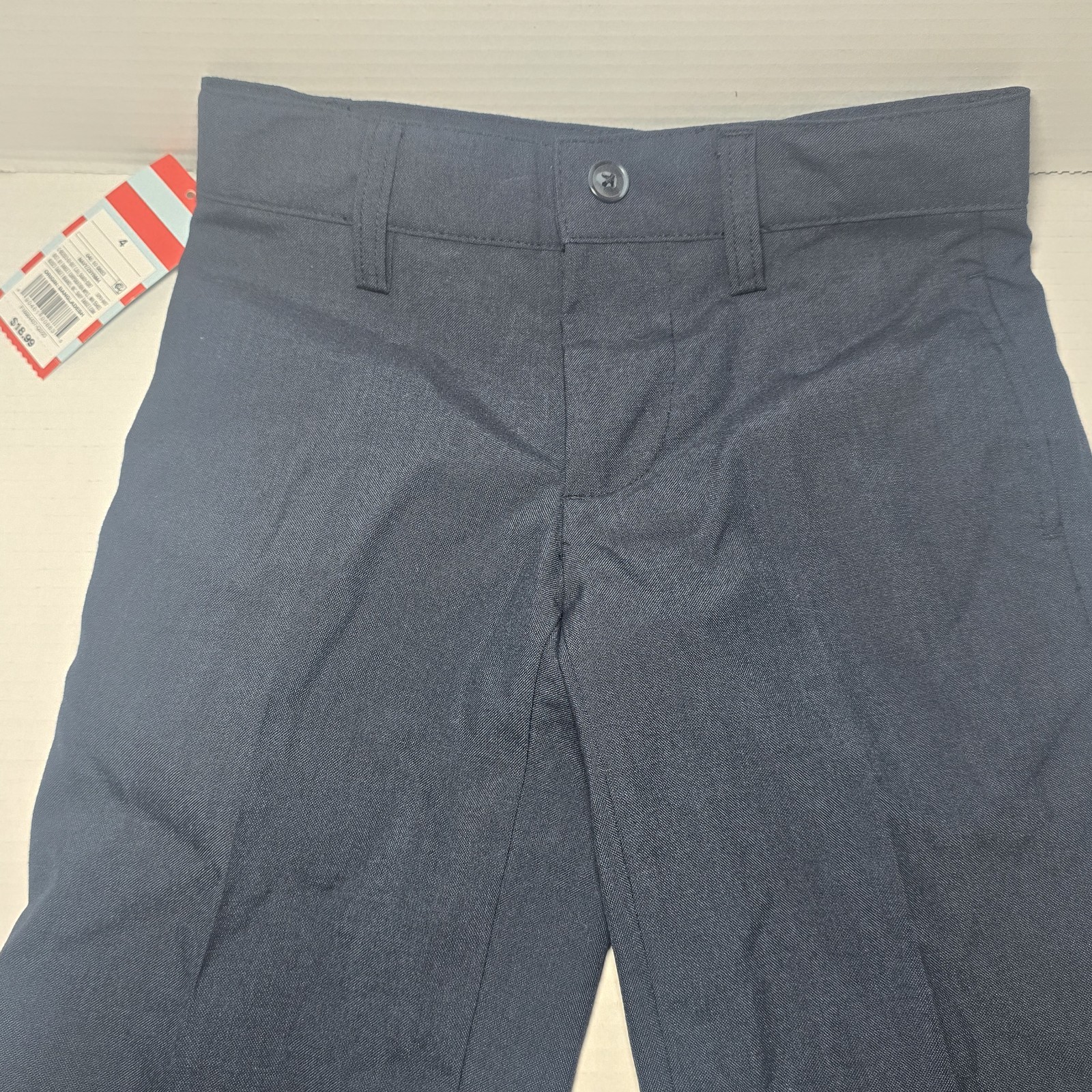 Target Cat & Jack Kids Navy Blue School Uniform Pants Adjustable Waist Size 4