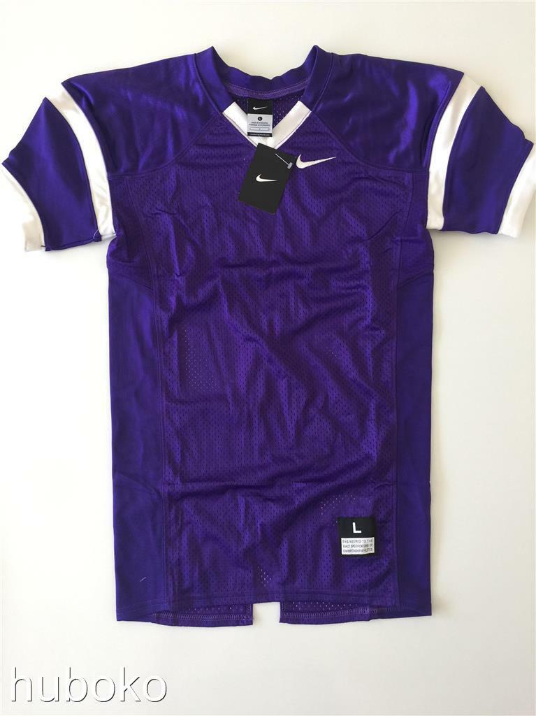 NIKE Boy’s Size L Large Football Practice Jersey Purple NWT