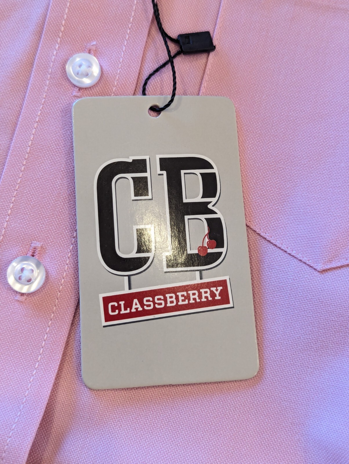 Classberry Kids Uniform long sleeve button up shirt Pink size 6