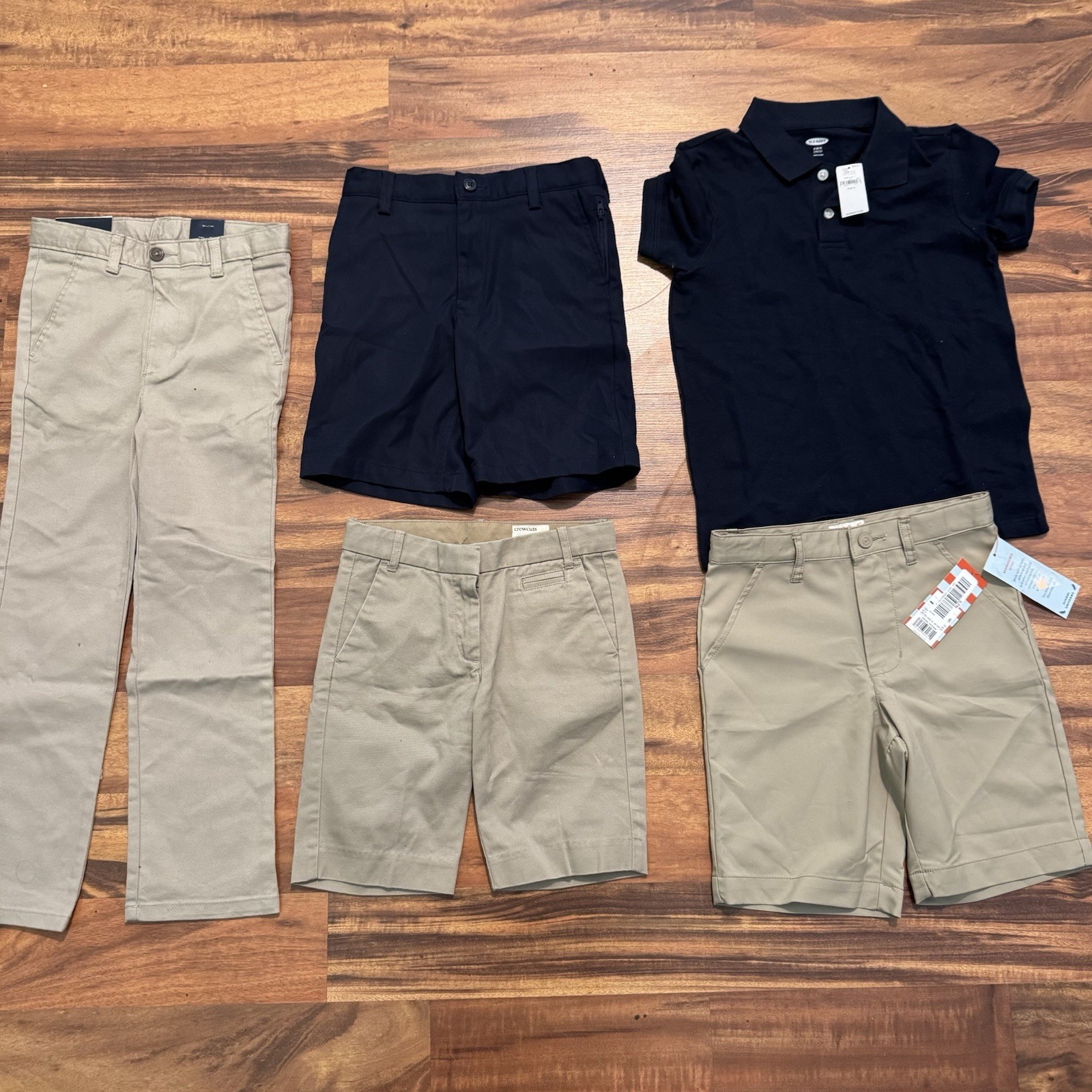 Lot – NWT Quality Boys Sz 7 School Uniform Crewcut, Lands End Etc