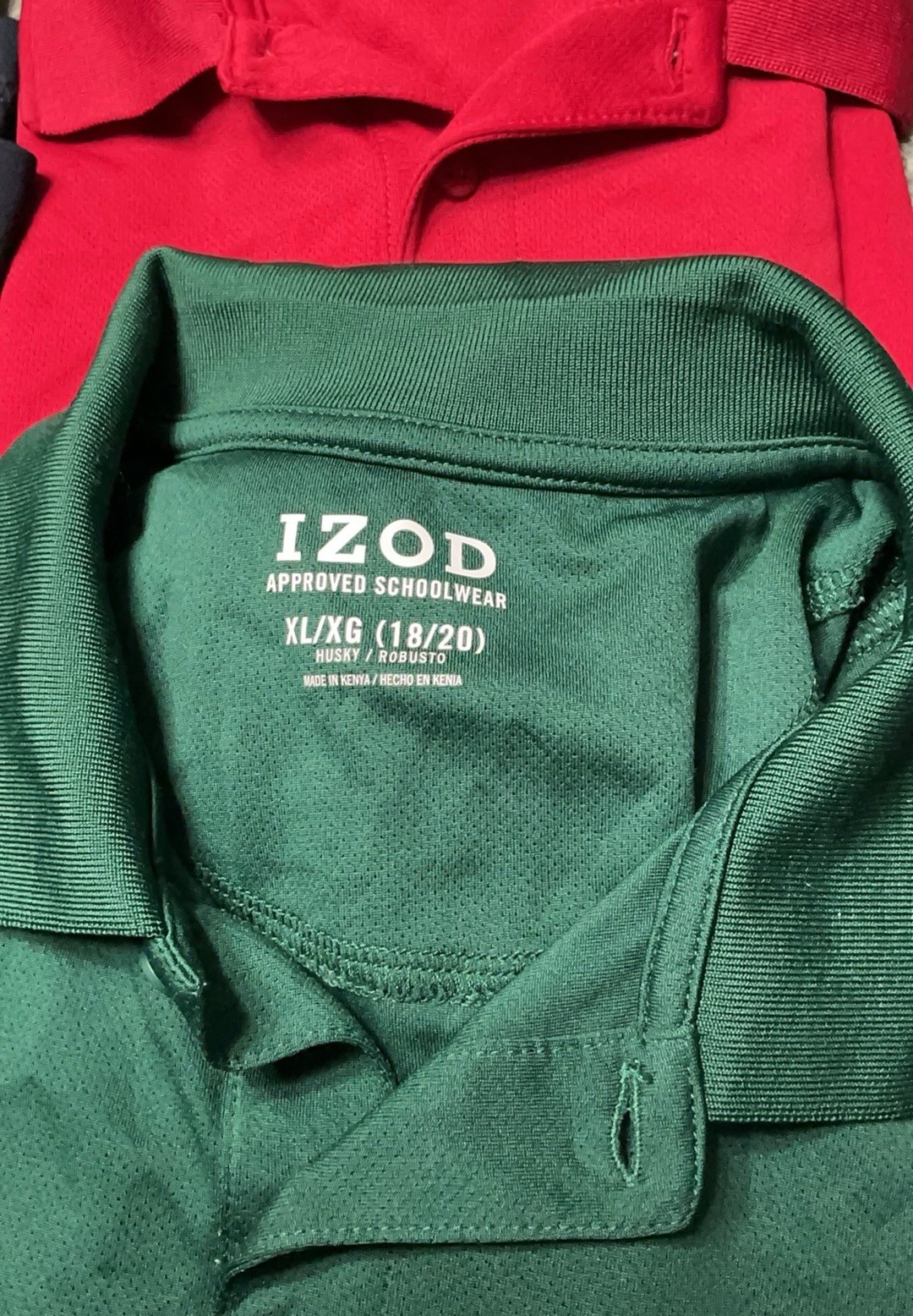 Boys Izod Uniform Bundle 18/20 Husky